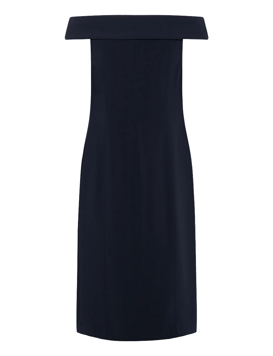 Lauren Ralph Lauren - STRTCH MODERN CREPE-WVN-DRESSES - cocktail dresses - lauren navy - 1