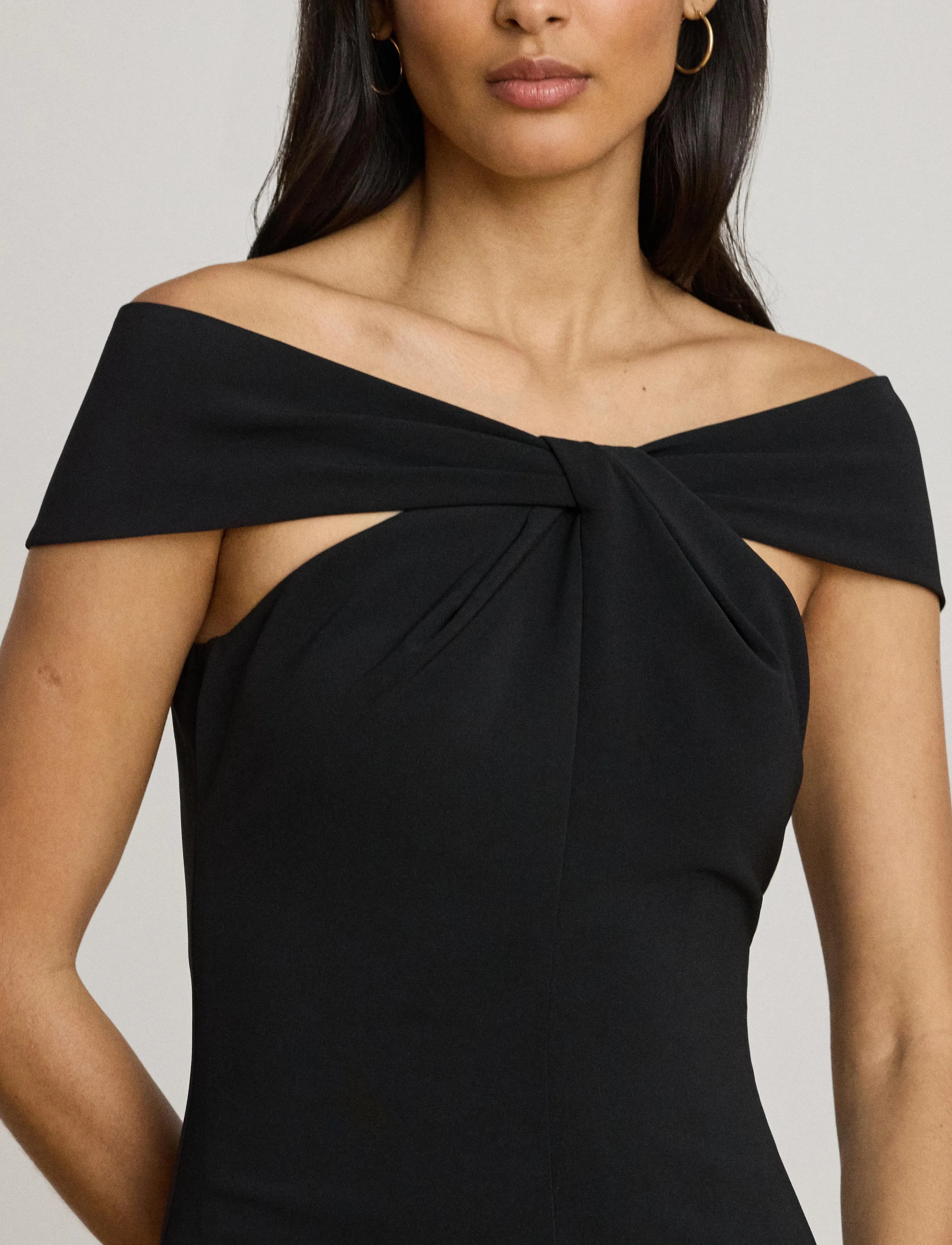 Lauren Ralph Lauren - DOUBLE CREPE-COCKTAIL DRESS - festkjoler - black - 3