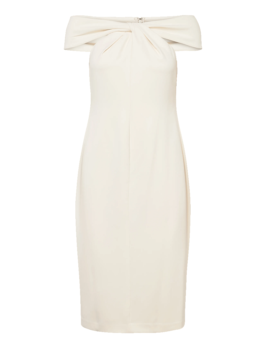 Lauren Ralph Lauren - DOUBLE CREPE-COCKTAIL DRESS - cocktailkleider - mascarpone cream - 1