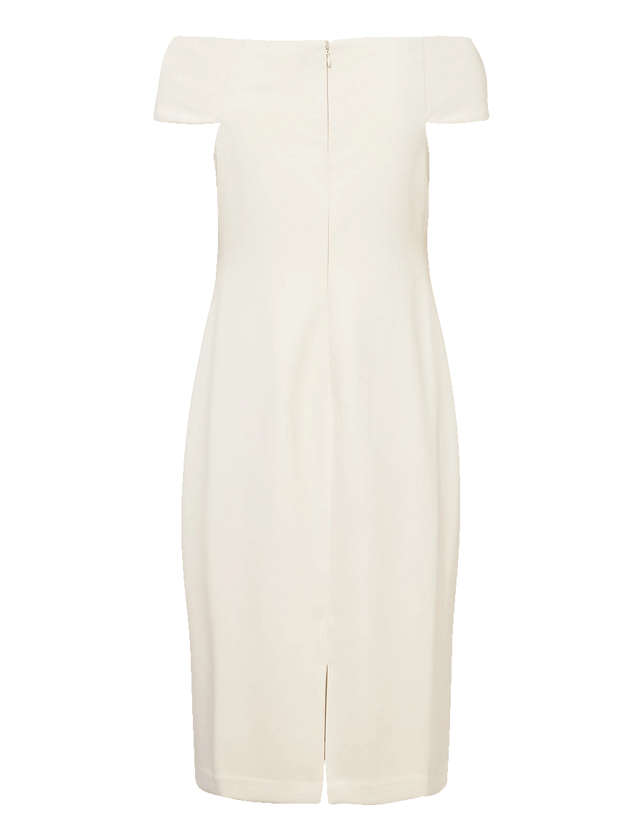 Lauren Ralph Lauren - DOUBLE CREPE-COCKTAIL DRESS - cocktailkleider - mascarpone cream - 2
