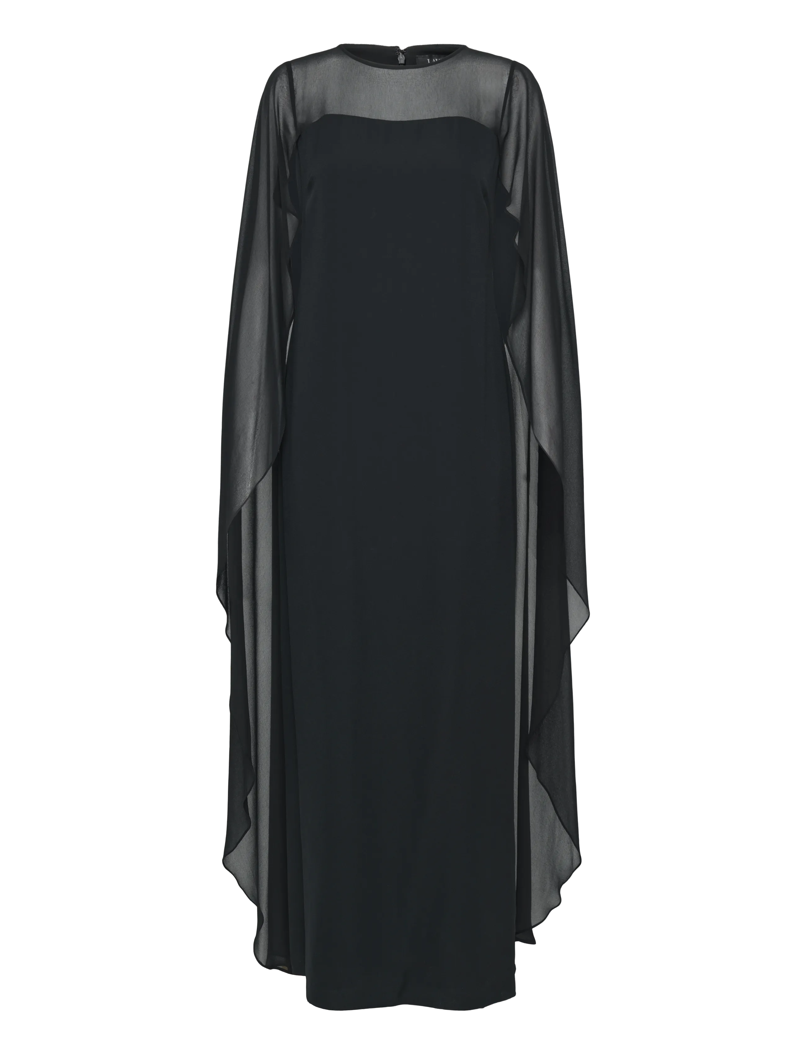 Lauren Ralph Lauren - Cape Georgette Gown - black - 1