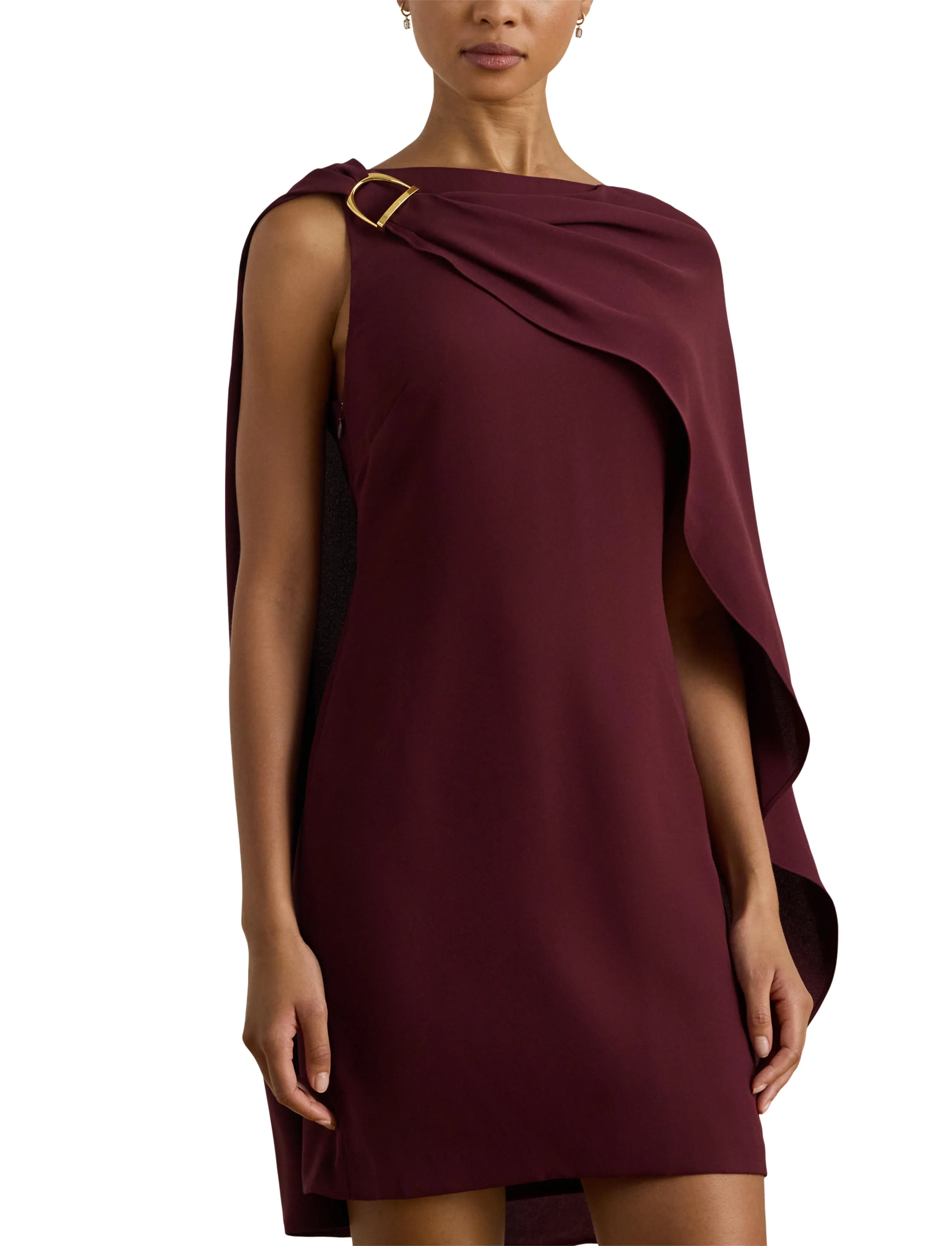 Lauren Ralph Lauren Cape Georgette Cocktail Dress klänningar dam – bild 5