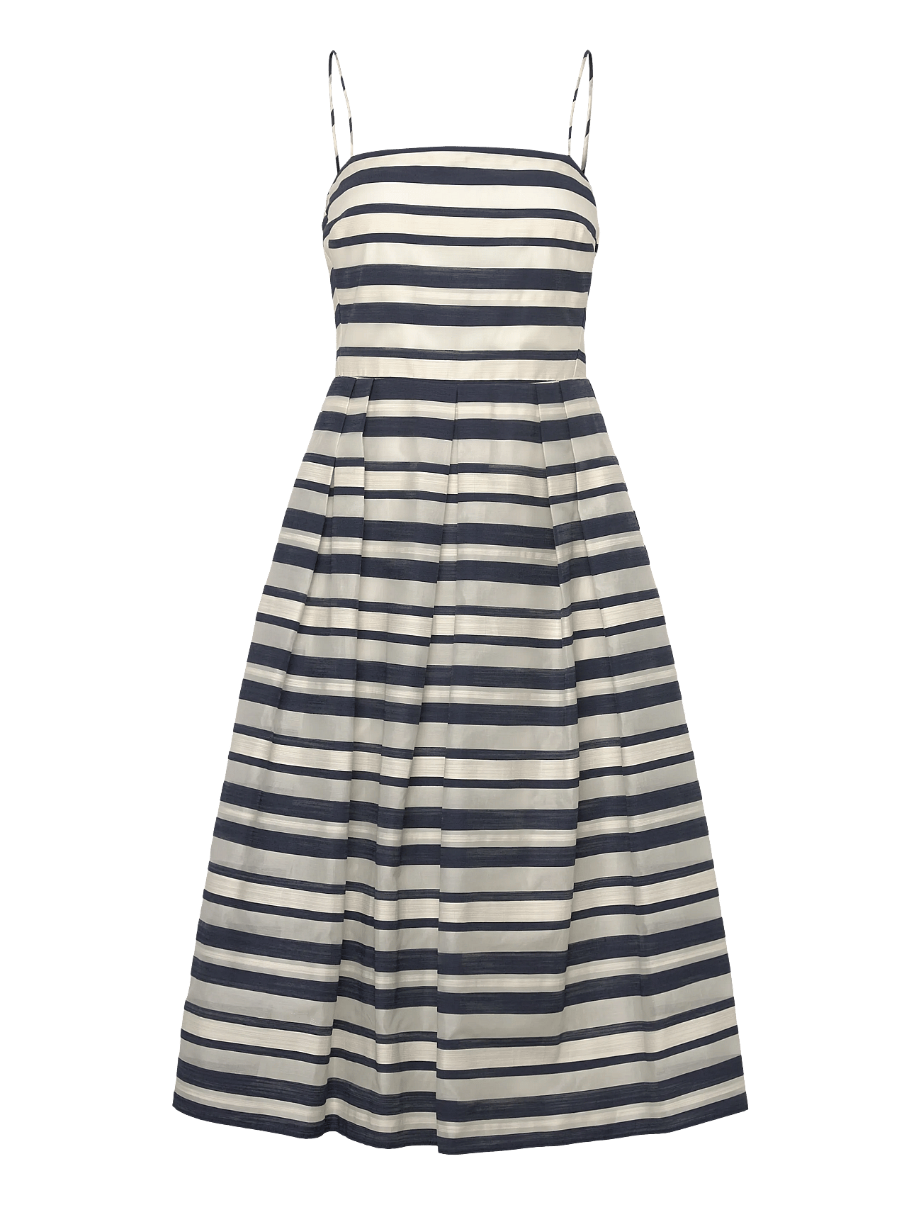 Lauren Ralph Lauren | Striped Satin Sleeveless Cocktail Dress | 42