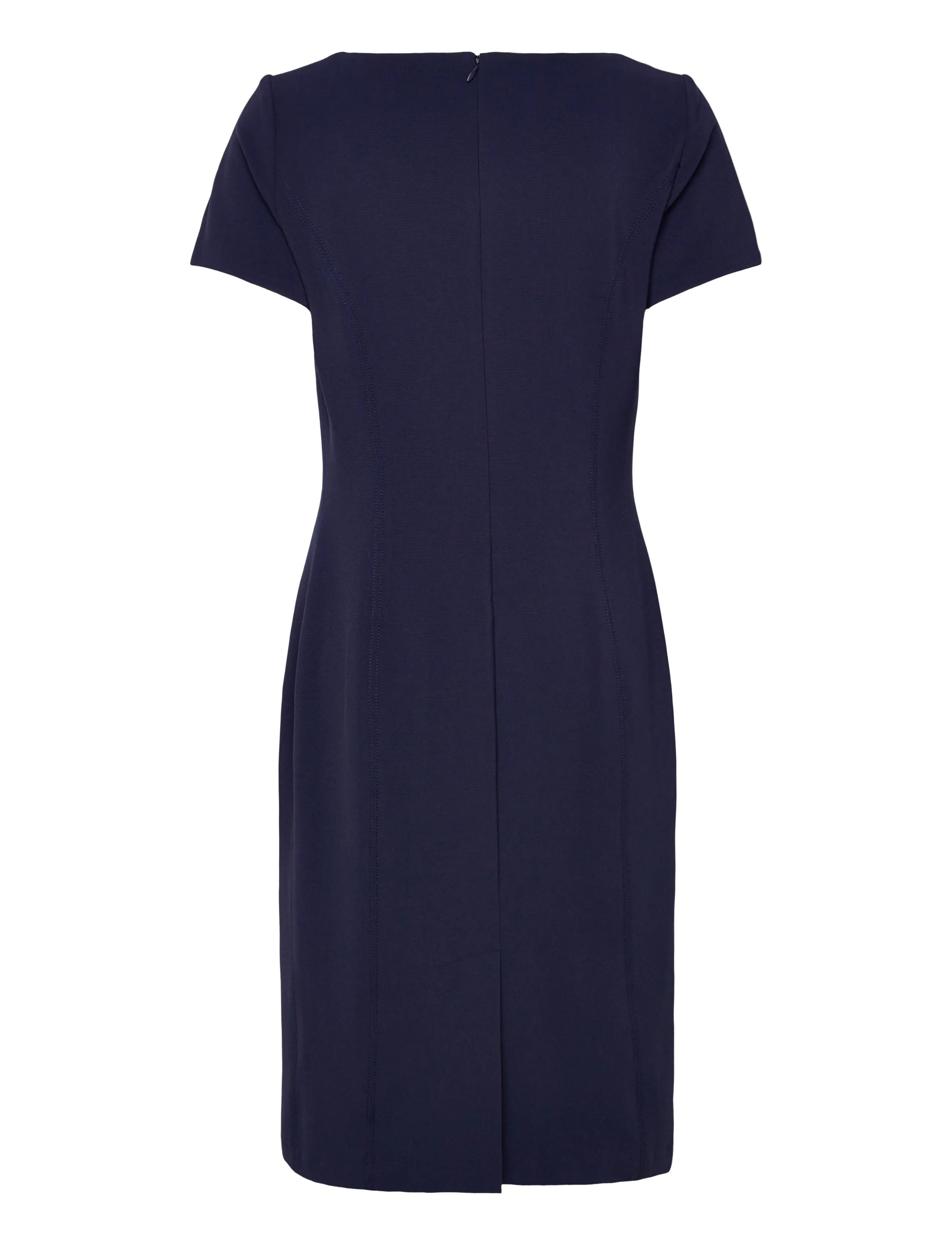 Lauren Ralph Lauren - Faille Short-Sleeve Cocktail Dress - robes de cocktail - refined navy - 2