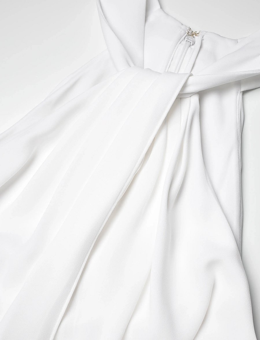 Lauren Ralph Lauren - TRIPLE GGT-R-WVN-JUMPSUIT - buksedragter - white - 2