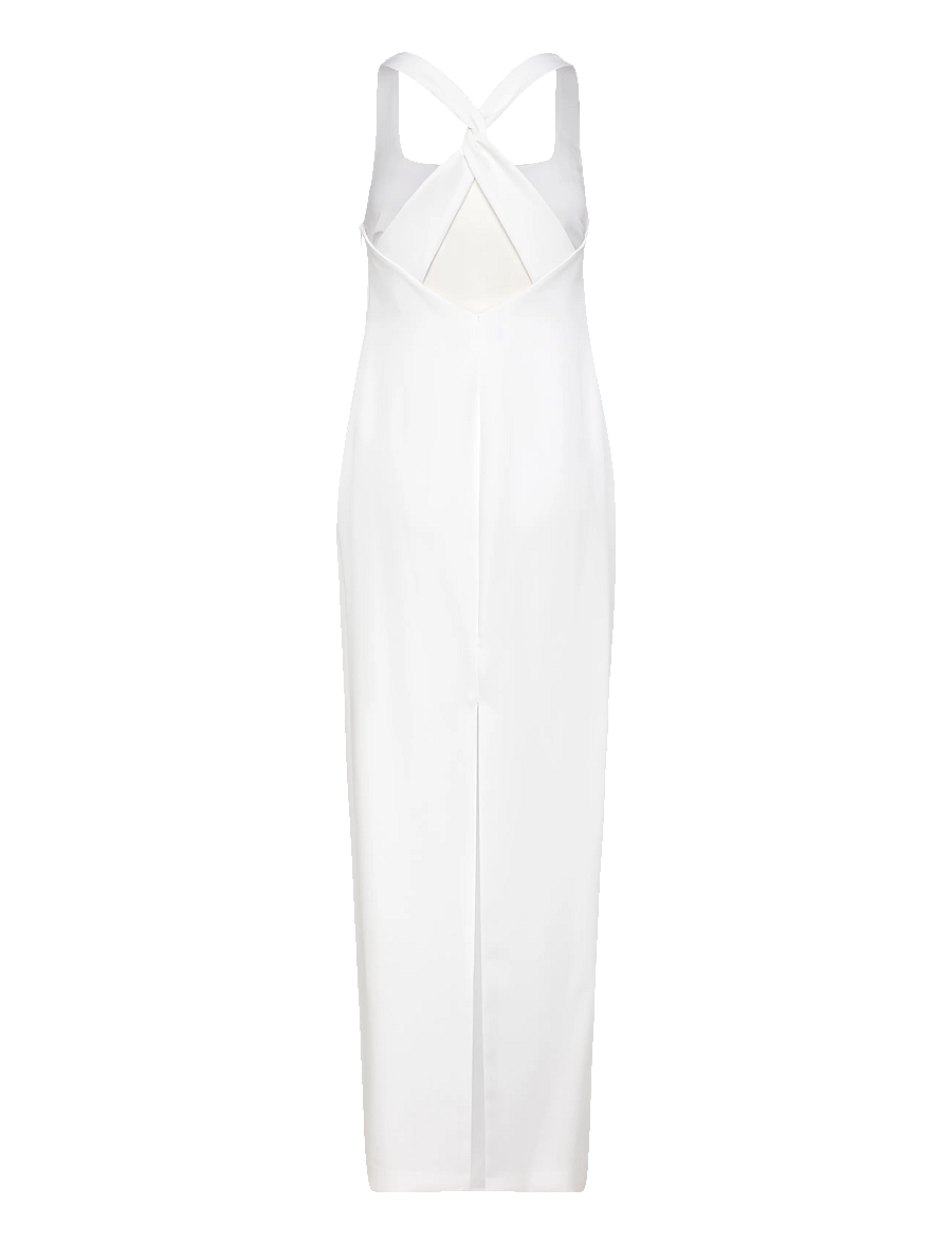 Lauren Ralph Lauren - STRTCH MODERN CREPE-WVN-DRESSES - aftonklänningar - white - 2