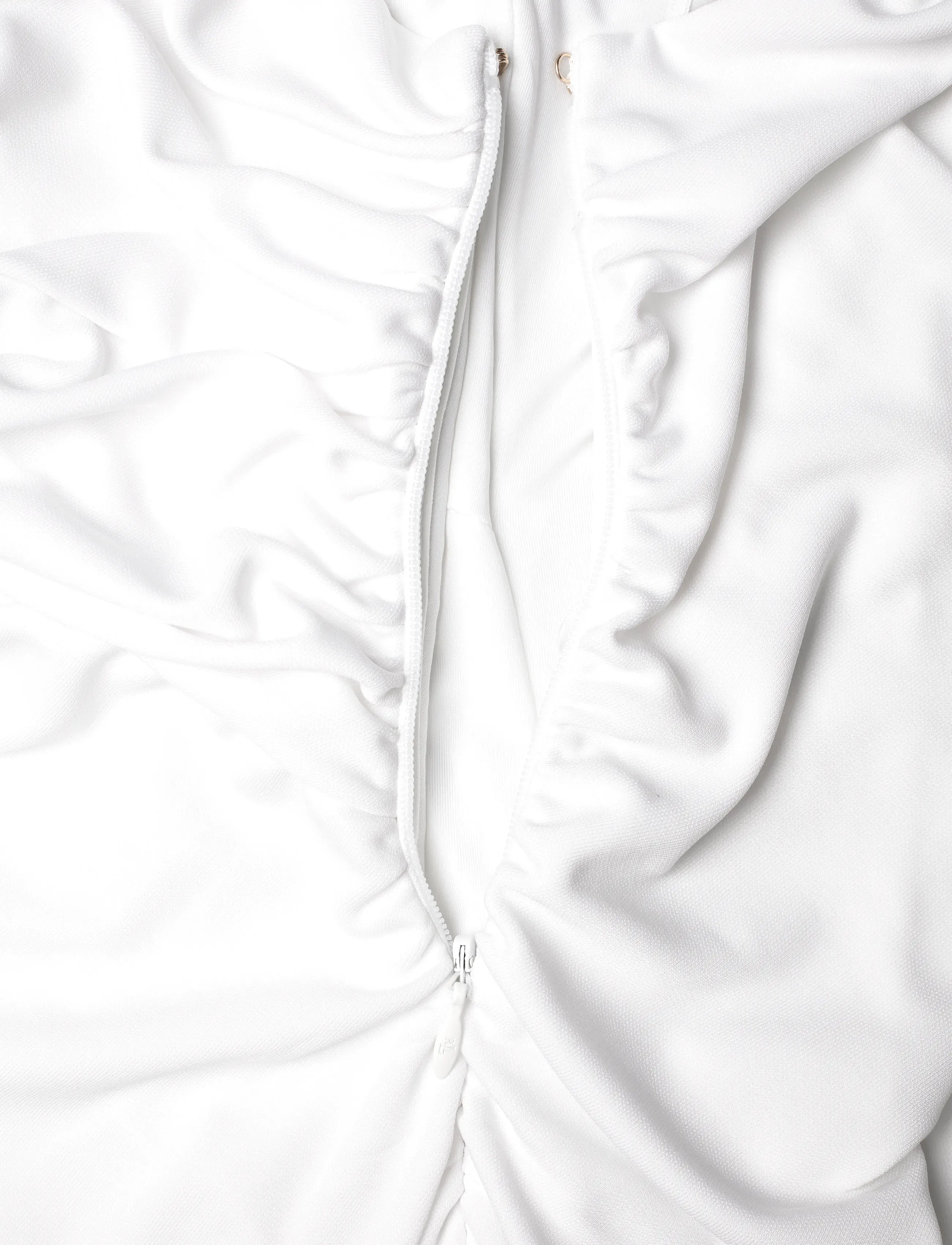 Lauren Ralph Lauren - STR MATTE JERSEY-R-KNT-DRESSES - cocktailklänningar - white - 3