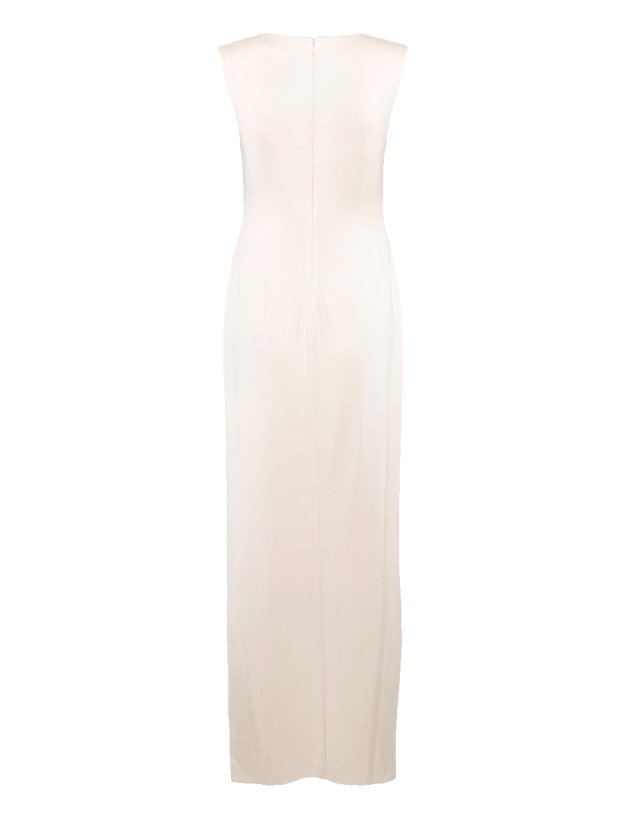 Lauren Ralph Lauren - Metallic Jersey Boatneck Gown - partykleider - champagne/silver - 3