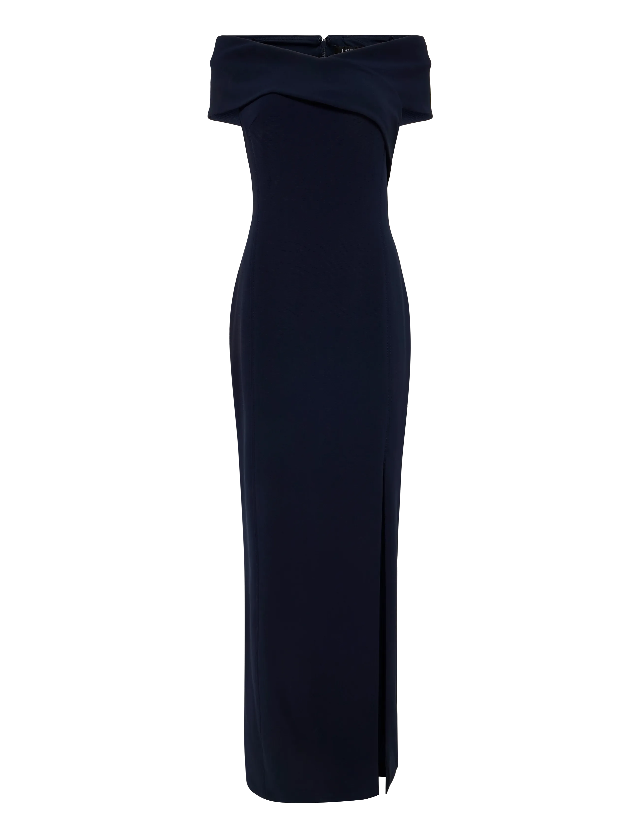 Lauren Ralph Lauren - Faille Off-the-Shoulder Gown - festkjoler - lauren navy - 2