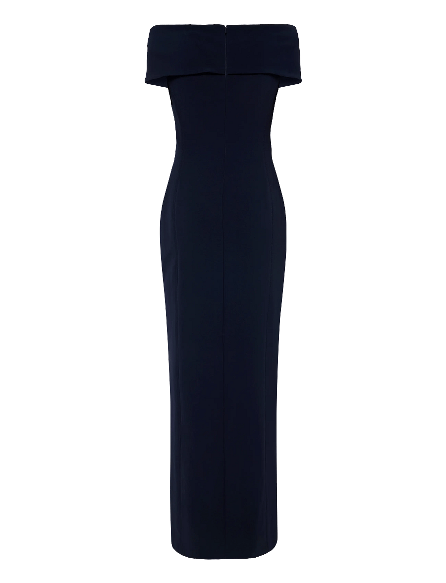 Lauren Ralph Lauren - Faille Off-the-Shoulder Gown - festkjoler - lauren navy - 3