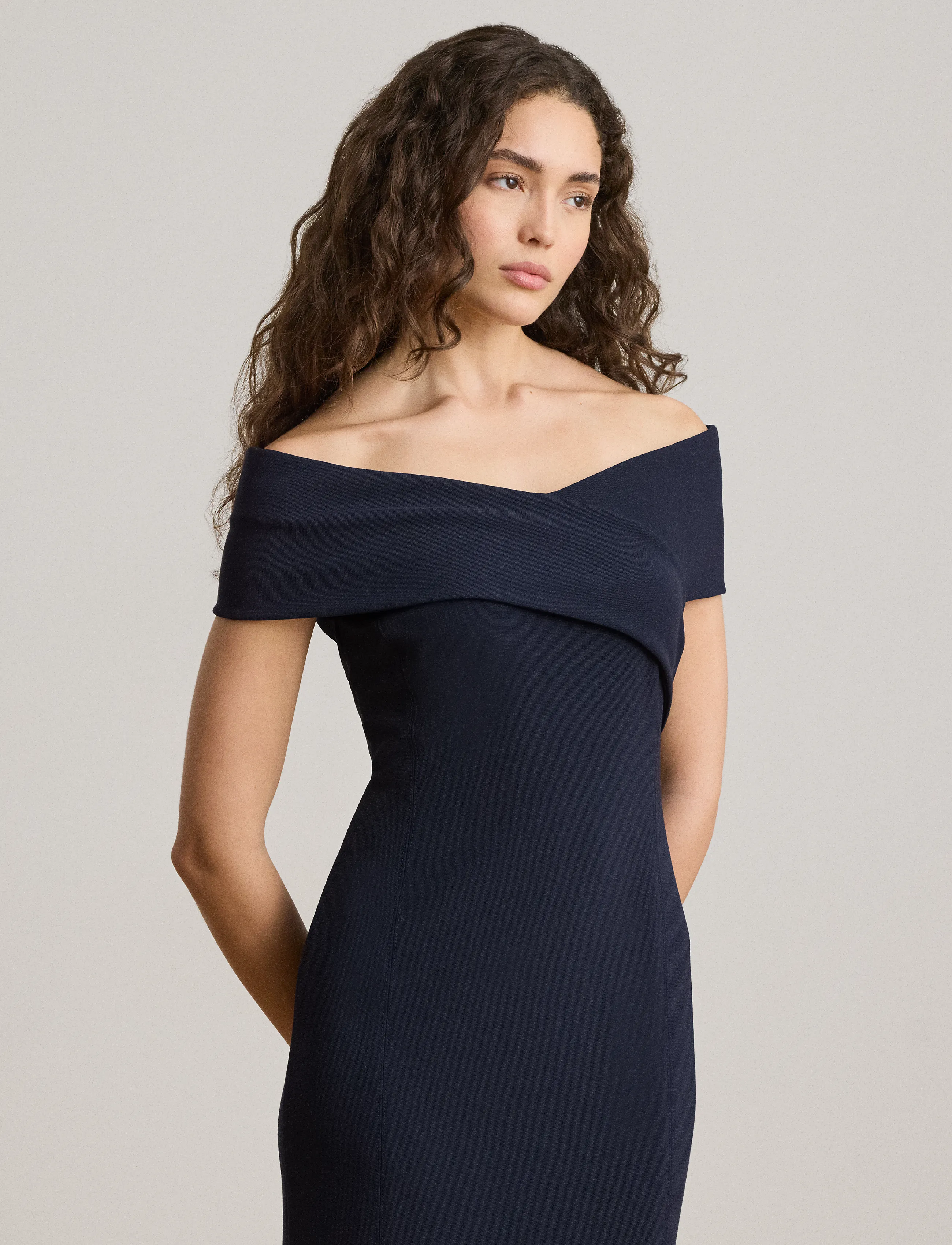 Lauren Ralph Lauren Faille Off-The-Shoulder Gown klänningar dam – bild 4