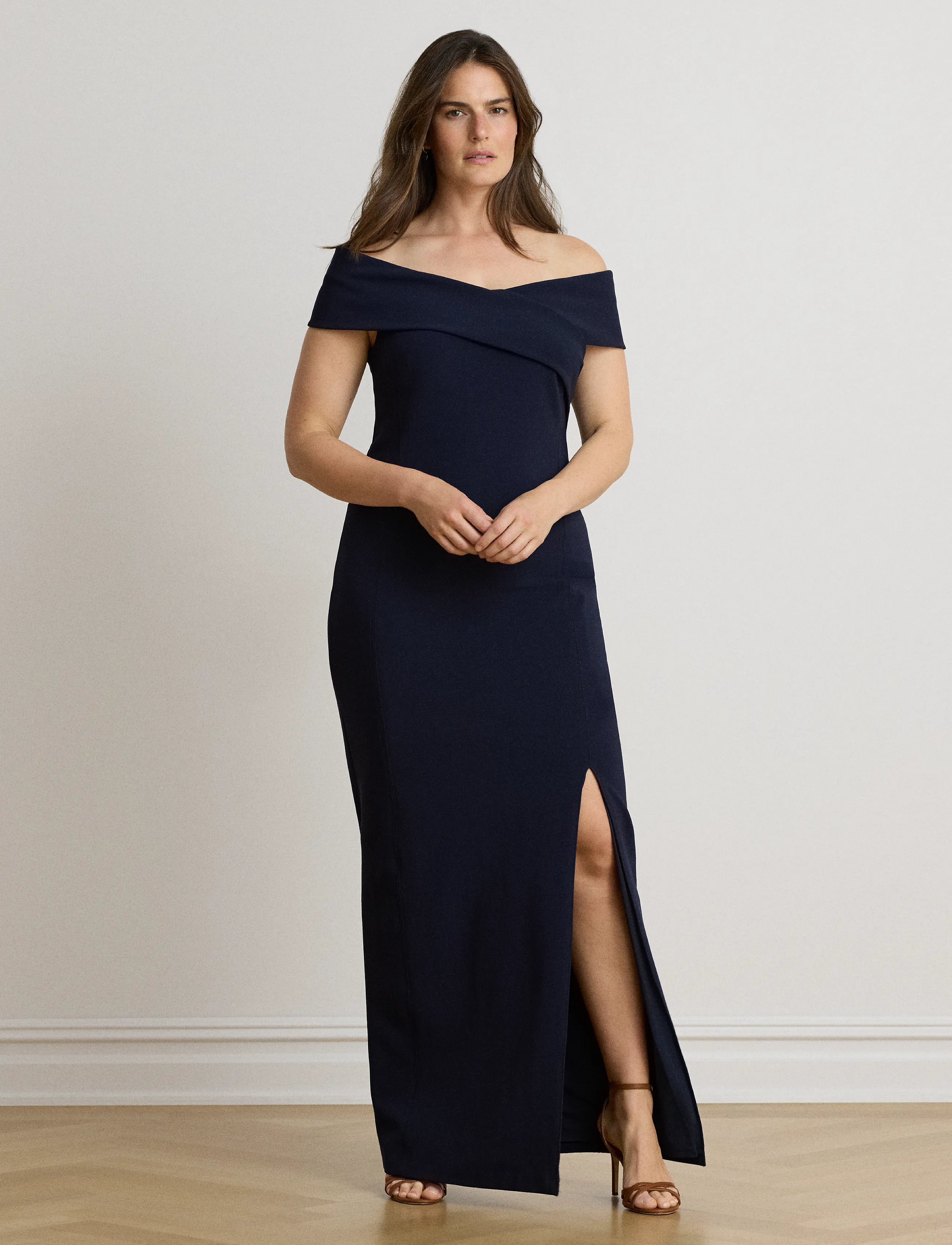 Lauren Ralph Lauren Faille Off-The-Shoulder Gown klänningar dam – bild 7