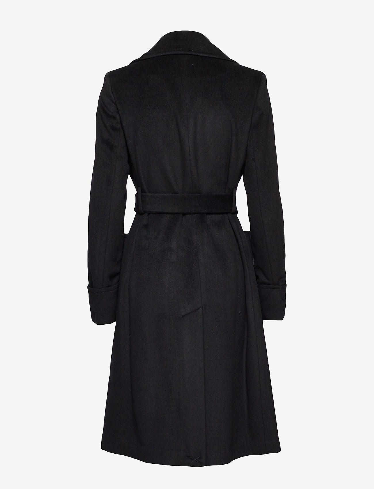 Lauren Ralph Lauren - Wool-Blend Wrap Coat - black - 1