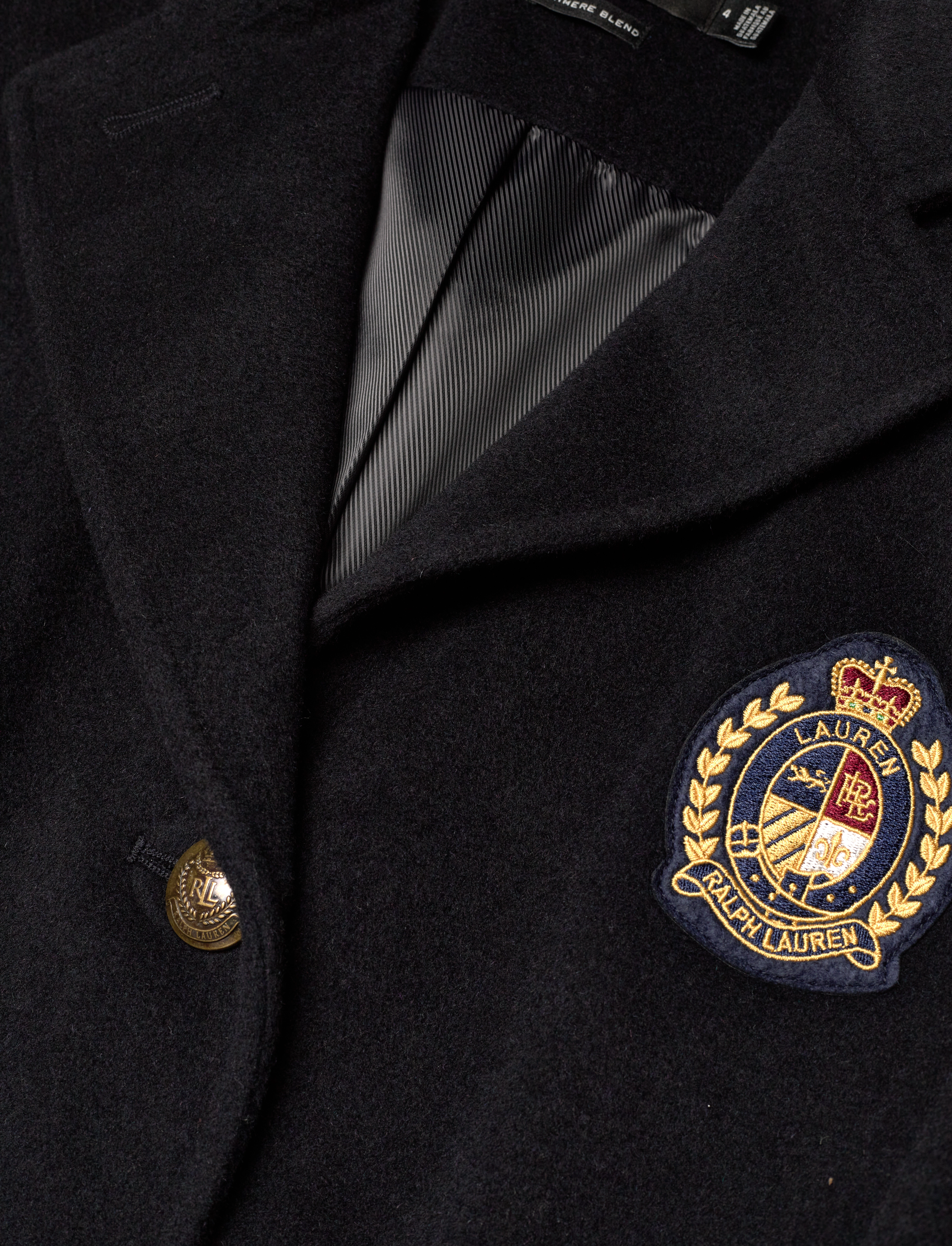 Lauren Ralph Lauren - Crest Wool-Blend Coat - regal navy - 3