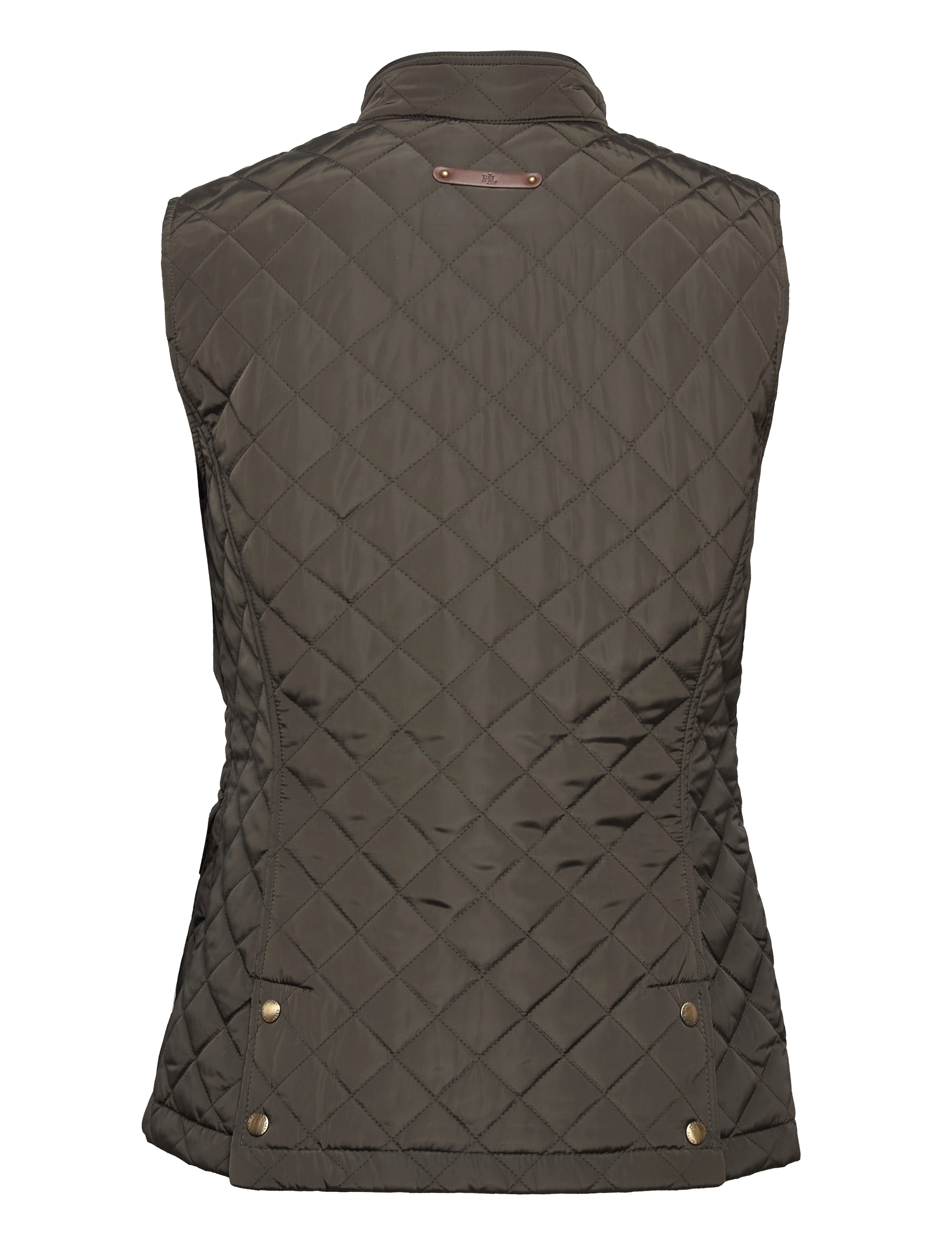 Lauren Ralph Lauren - Quilted Mockneck Vest - dark moss - 1