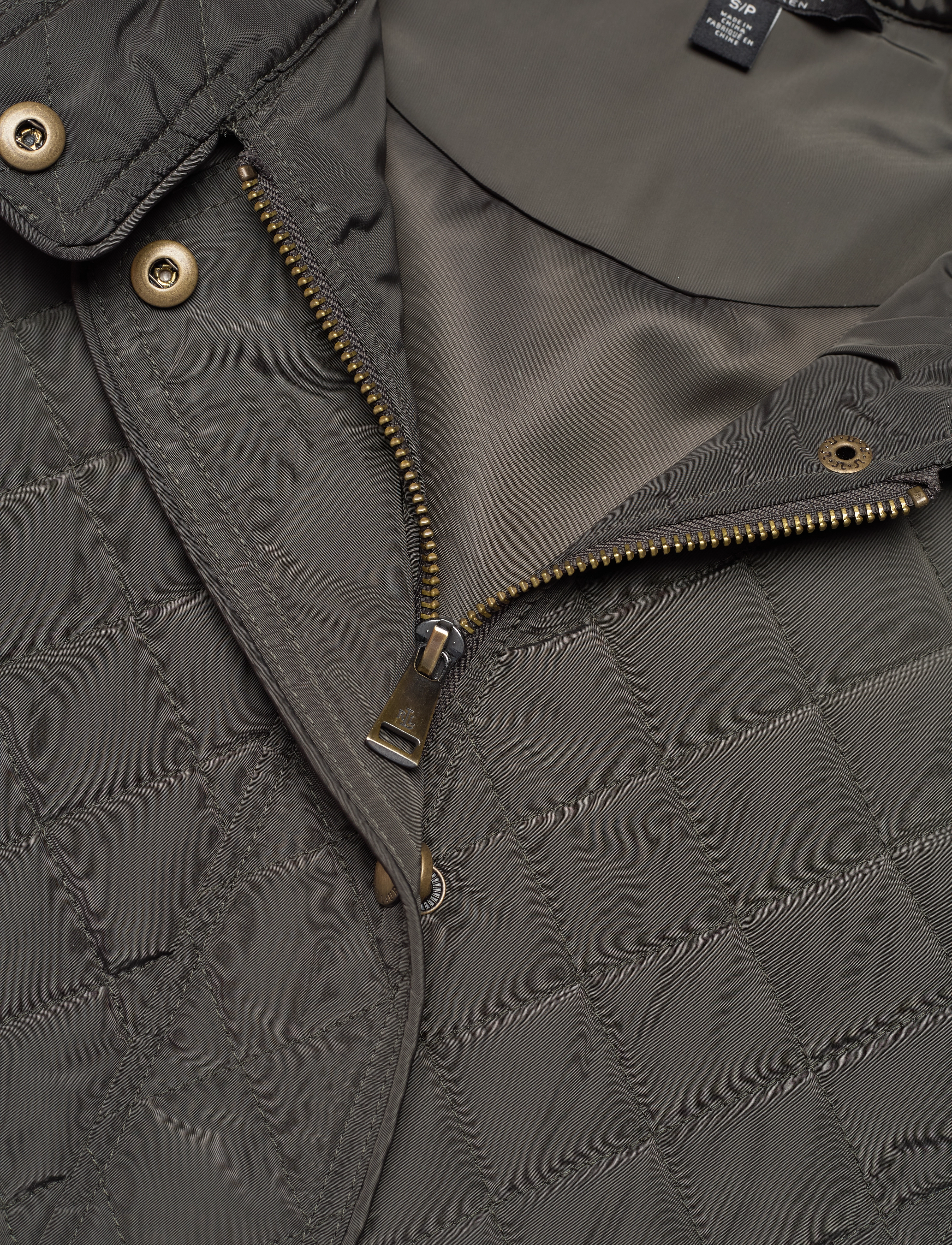 Lauren Ralph Lauren - Quilted Mockneck Vest - dark moss - 4