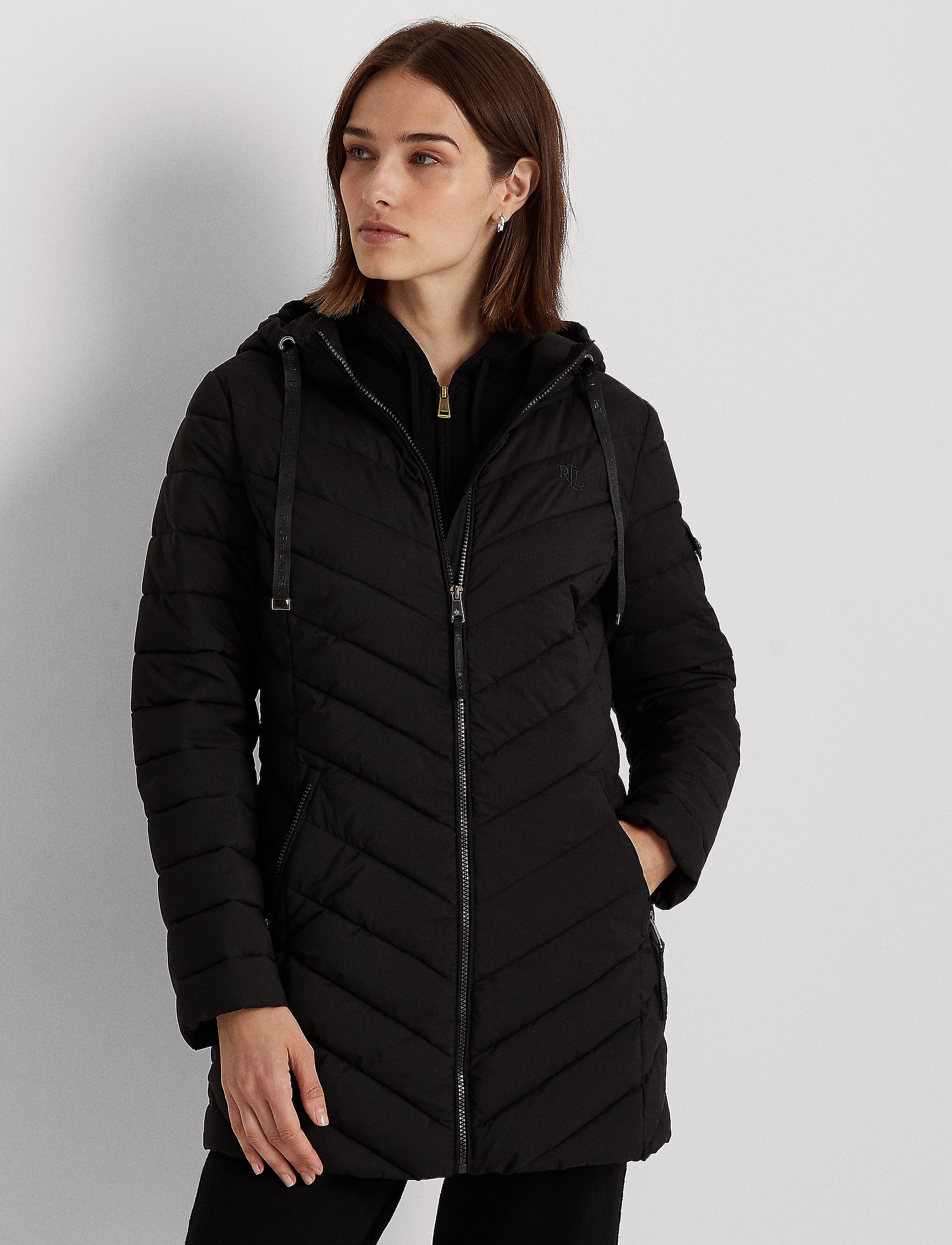 Lauren Ralph Lauren - Hooded Quilted Jacket - black - 2