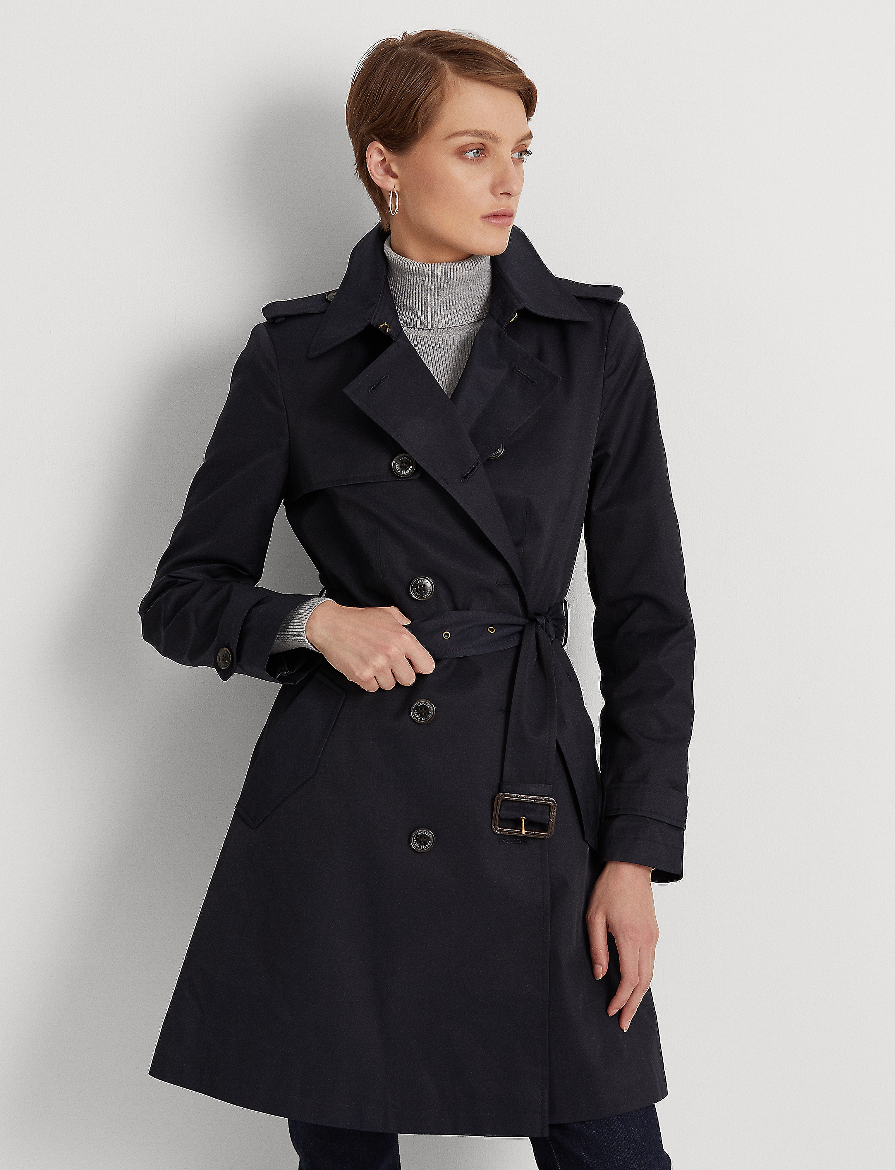 Lauren Ralph Lauren - Water-Repellent Trench Coat - dk navy - 2