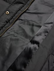 Lauren Ralph Lauren - Faux Fur-Trim Long Hooded Down Coat - Žieminiai paltai - black - 5