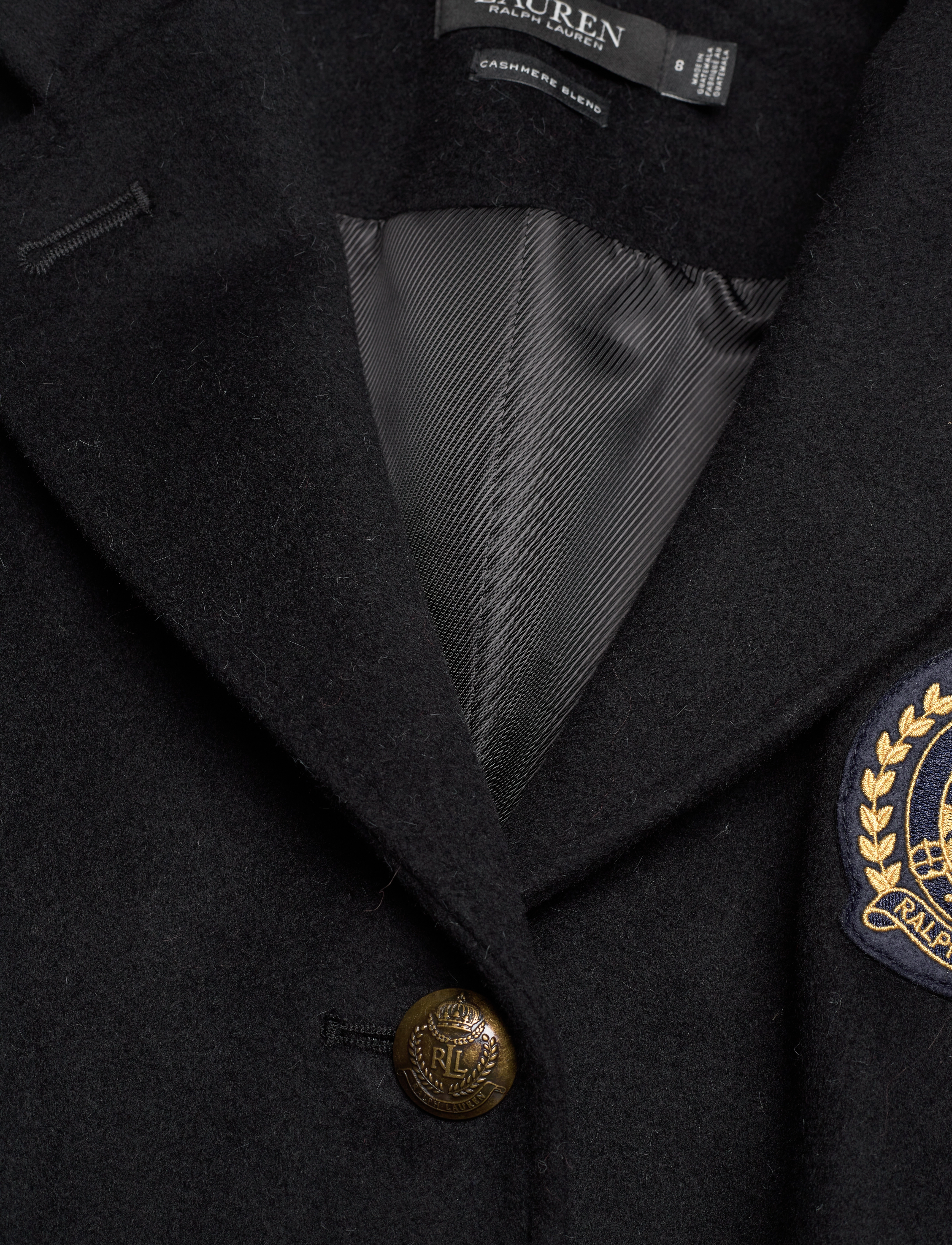 Lauren Ralph Lauren - Crest Wool-Blend Coat - black - 3