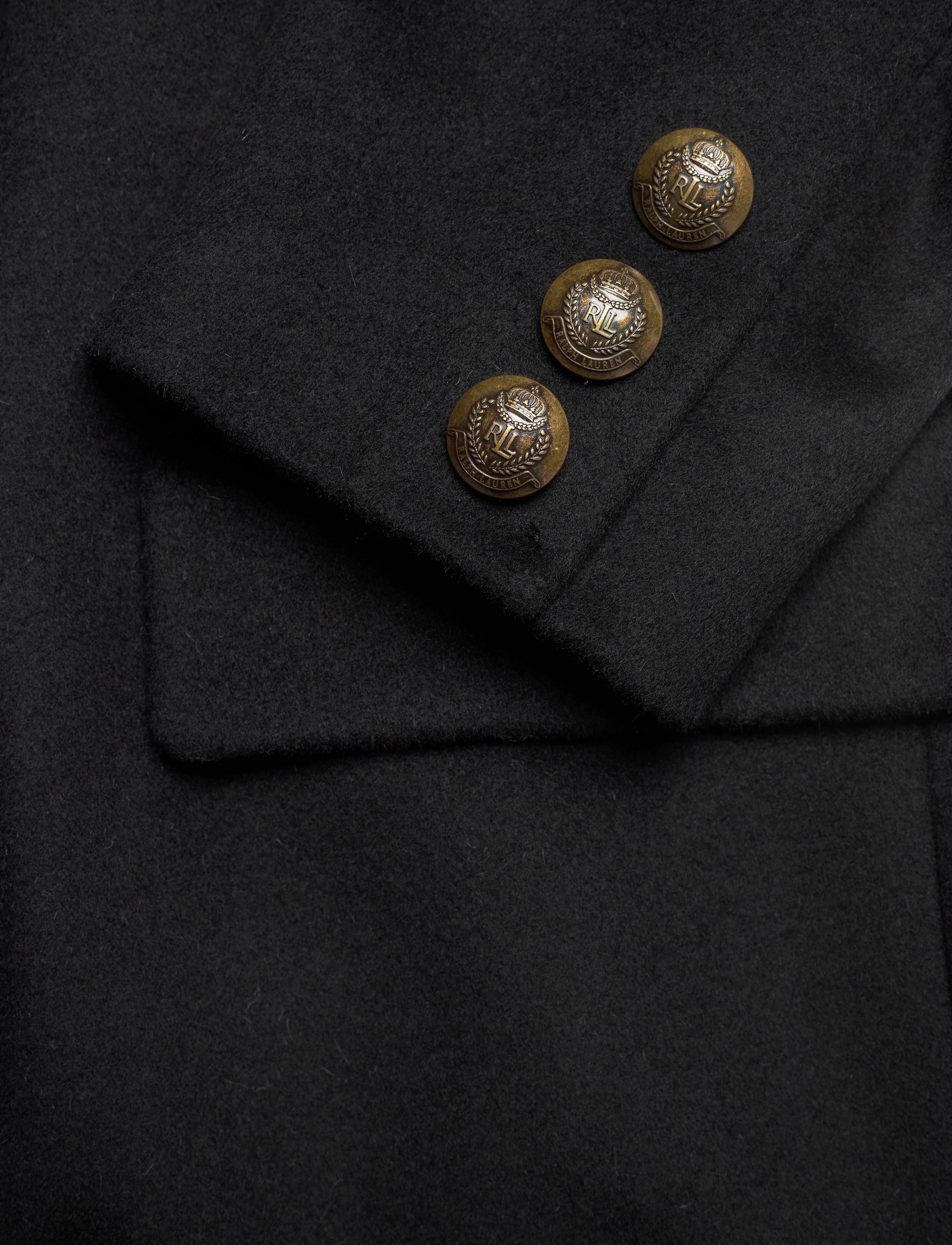 Lauren Ralph Lauren - Crest Wool-Blend Coat - black - 4