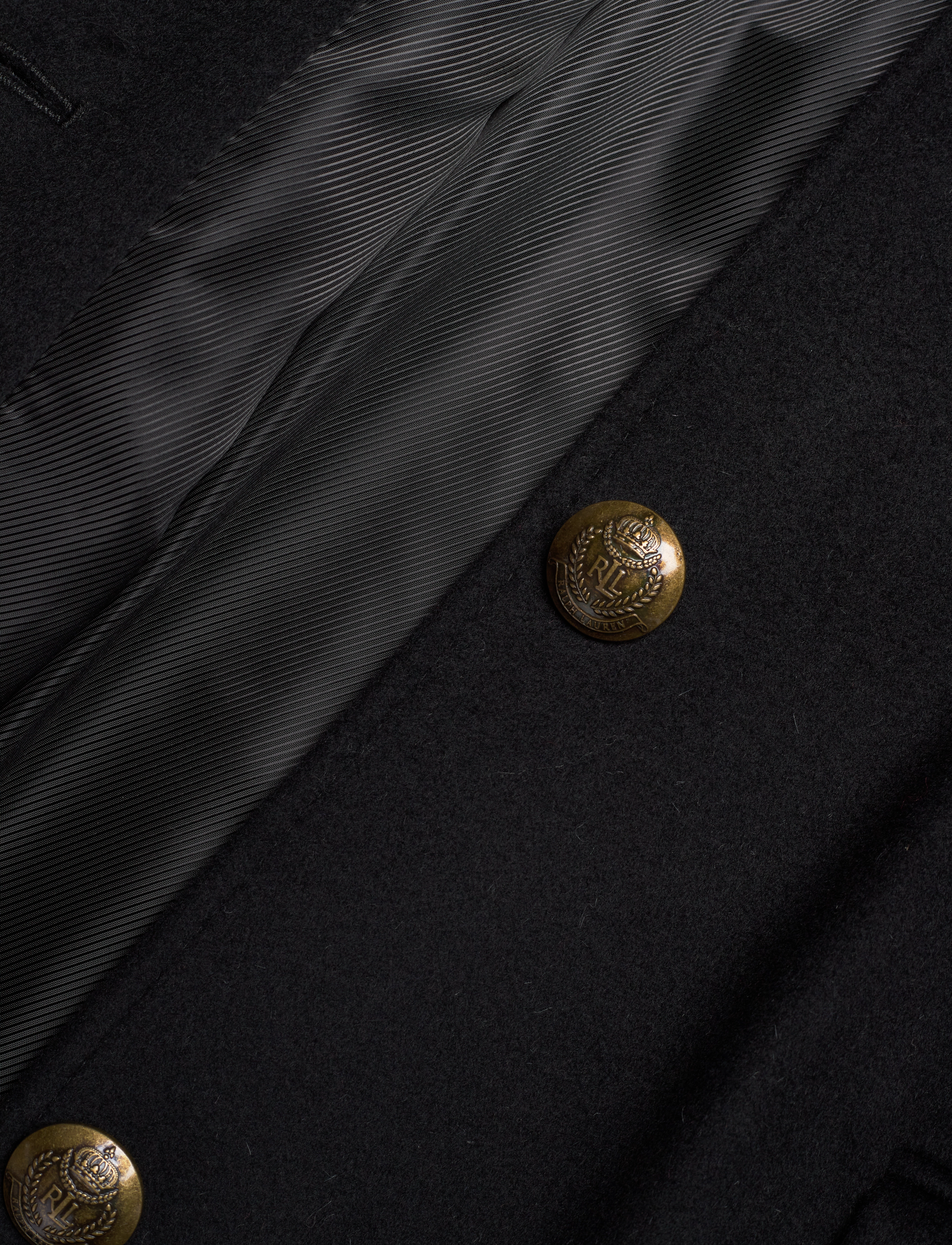 Lauren Ralph Lauren - Crest Wool-Blend Coat - black - 5