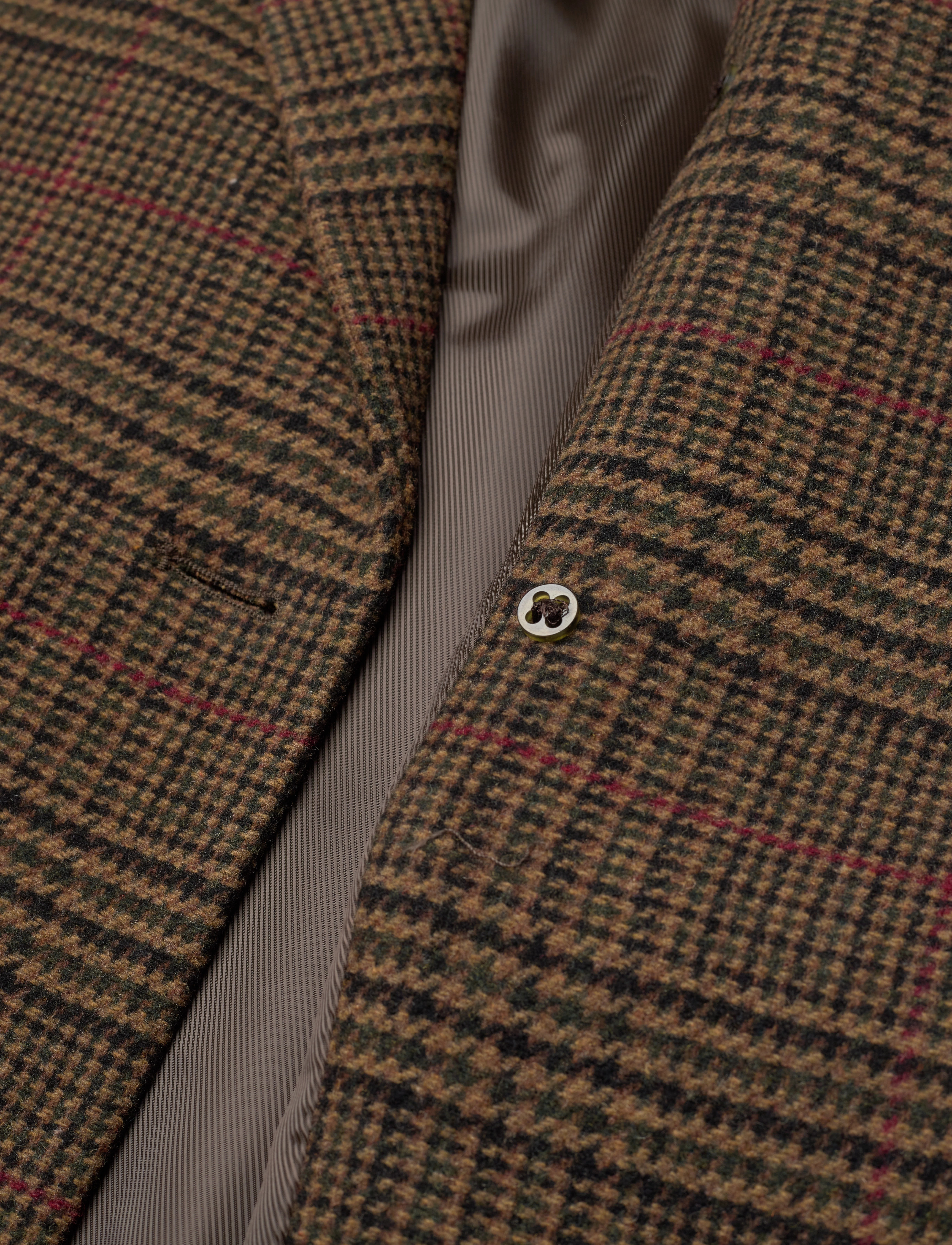 Lauren Ralph Lauren - Plaid Double-Breasted Wool-Blend Coat - guncheck loden - 5
