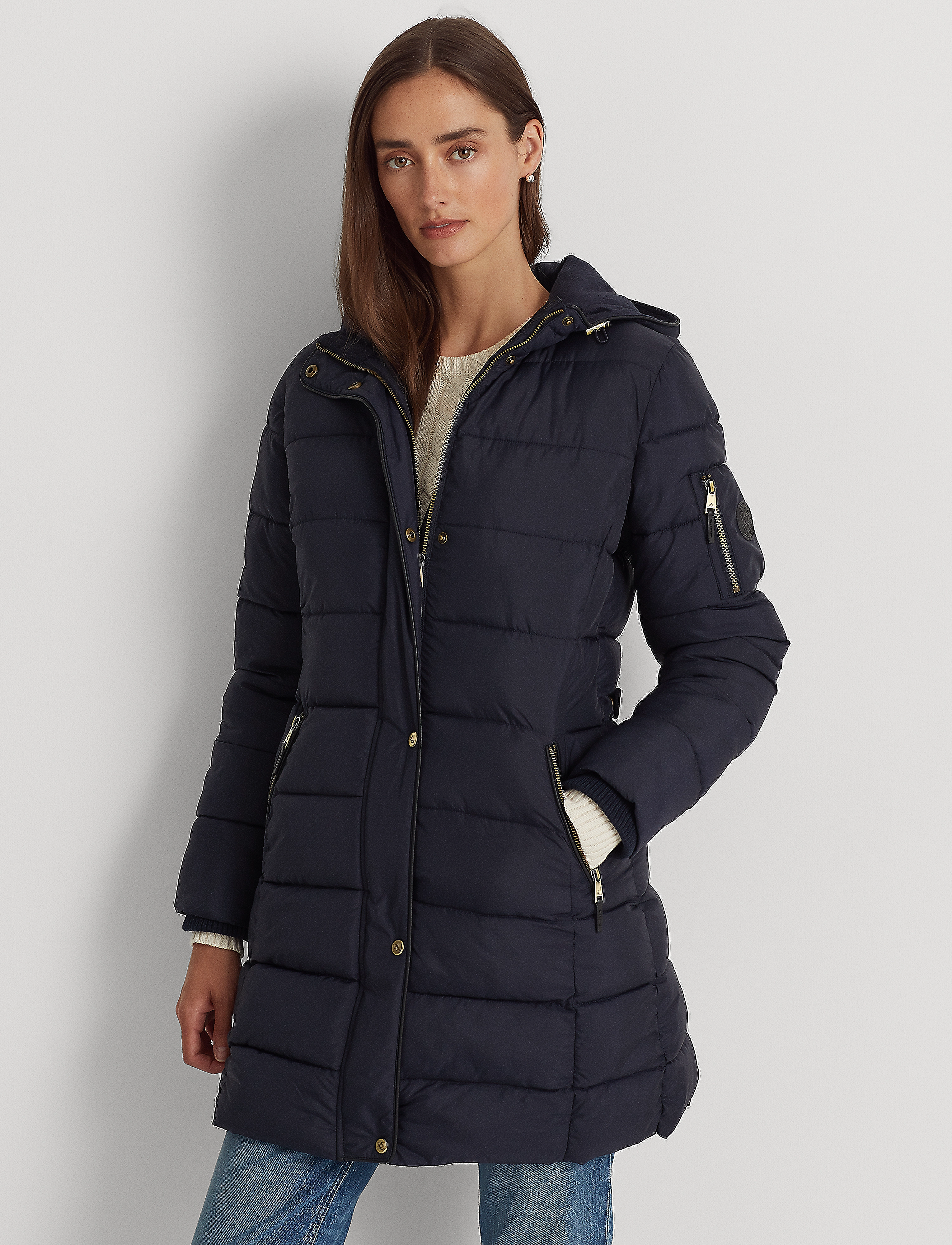 Lauren Ralph Lauren - Hooded Down Coat - dk navy - 3