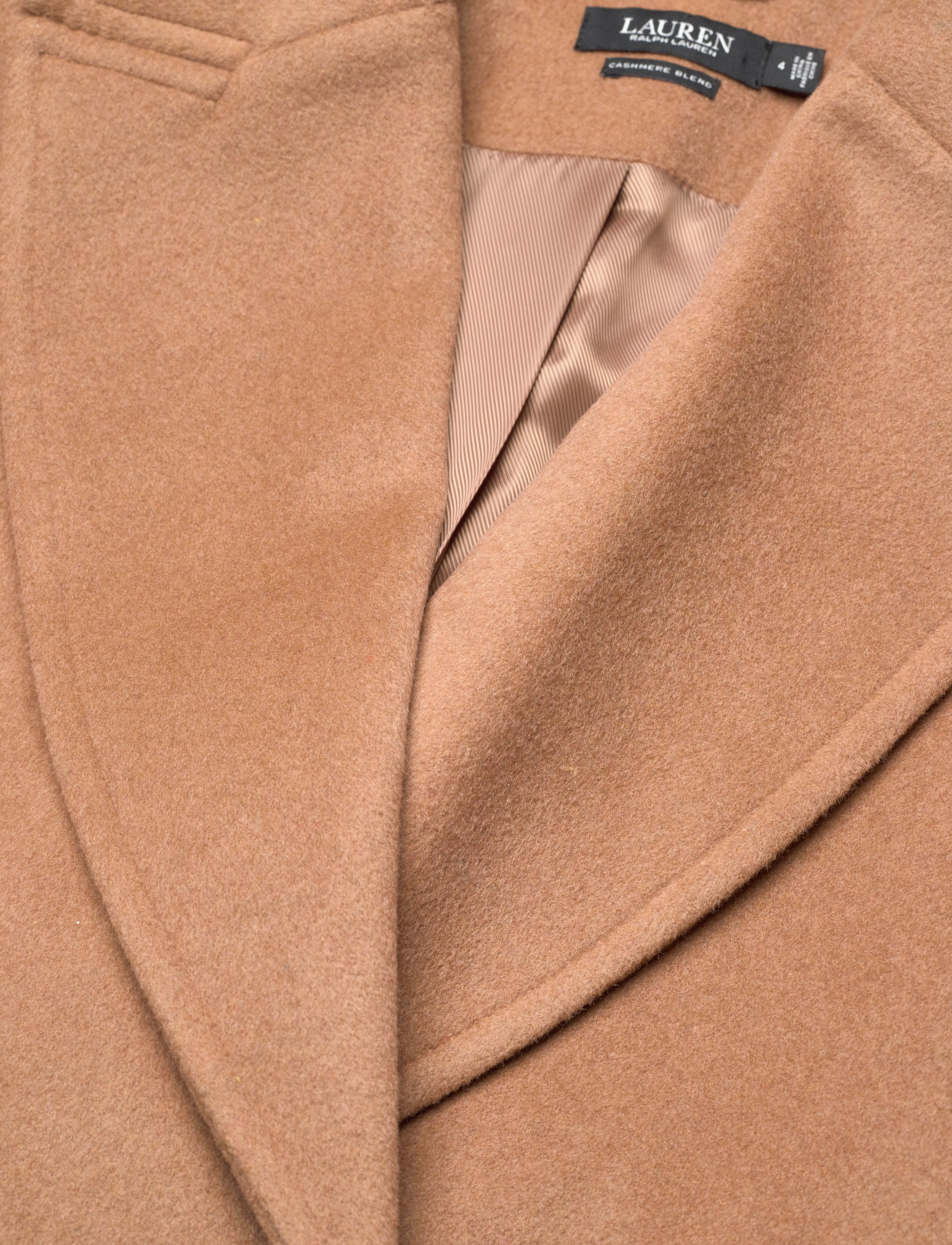 Lauren Ralph Lauren - Wool-Blend Wrap Coat - new vicuna - 3