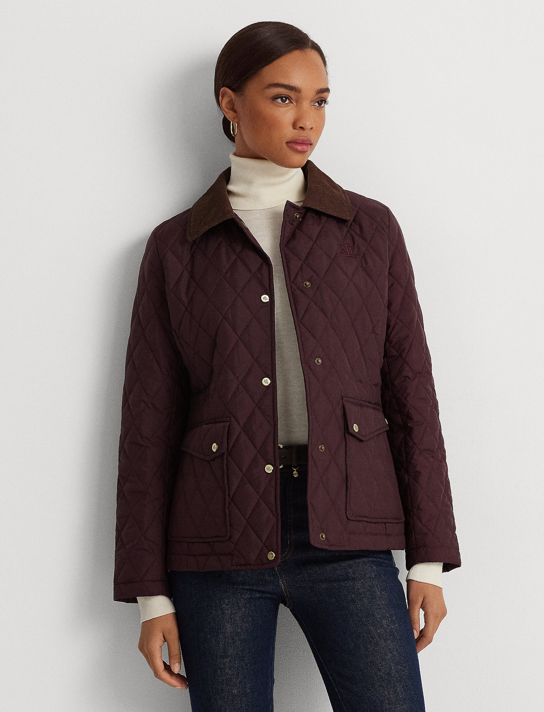 Ralph lauren best sale burgundy coat