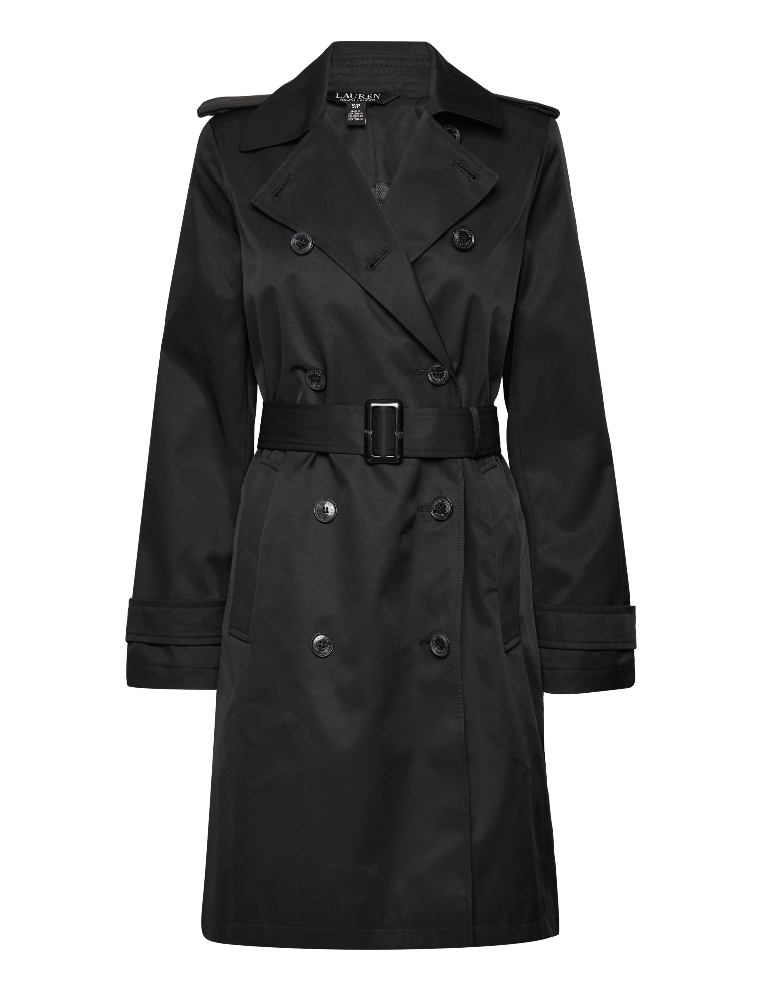 Lauren Ralph Lauren - COTTON BLEND-DB FX HORN BLTD TRN - black - 1
