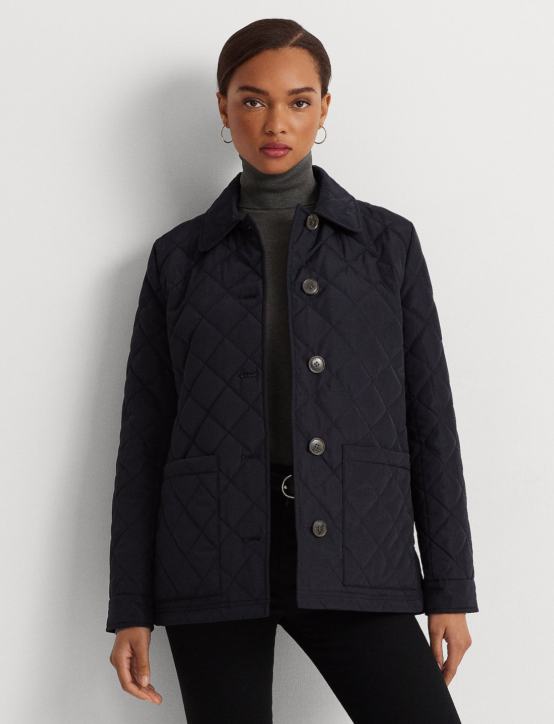 Quilted jacket lauren ralph lauren hotsell