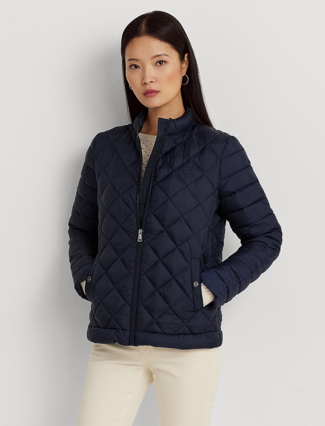 Ralph lauren 2025 navy down jacket