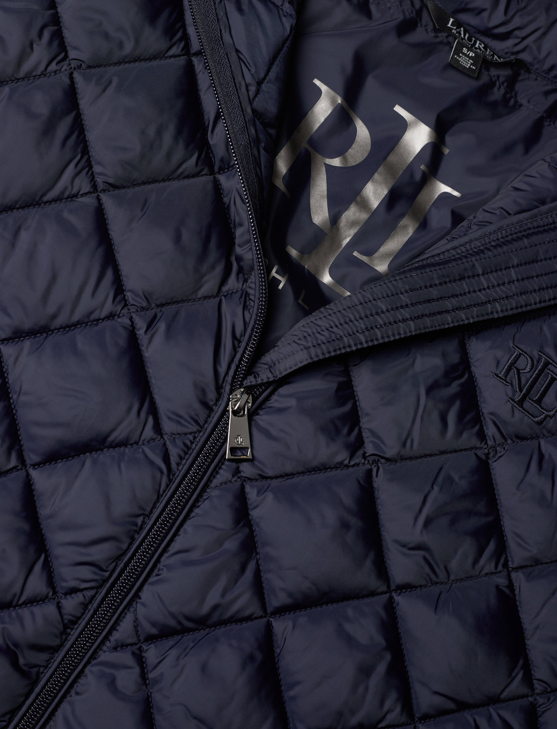 Lauren heavy quilted down top coat