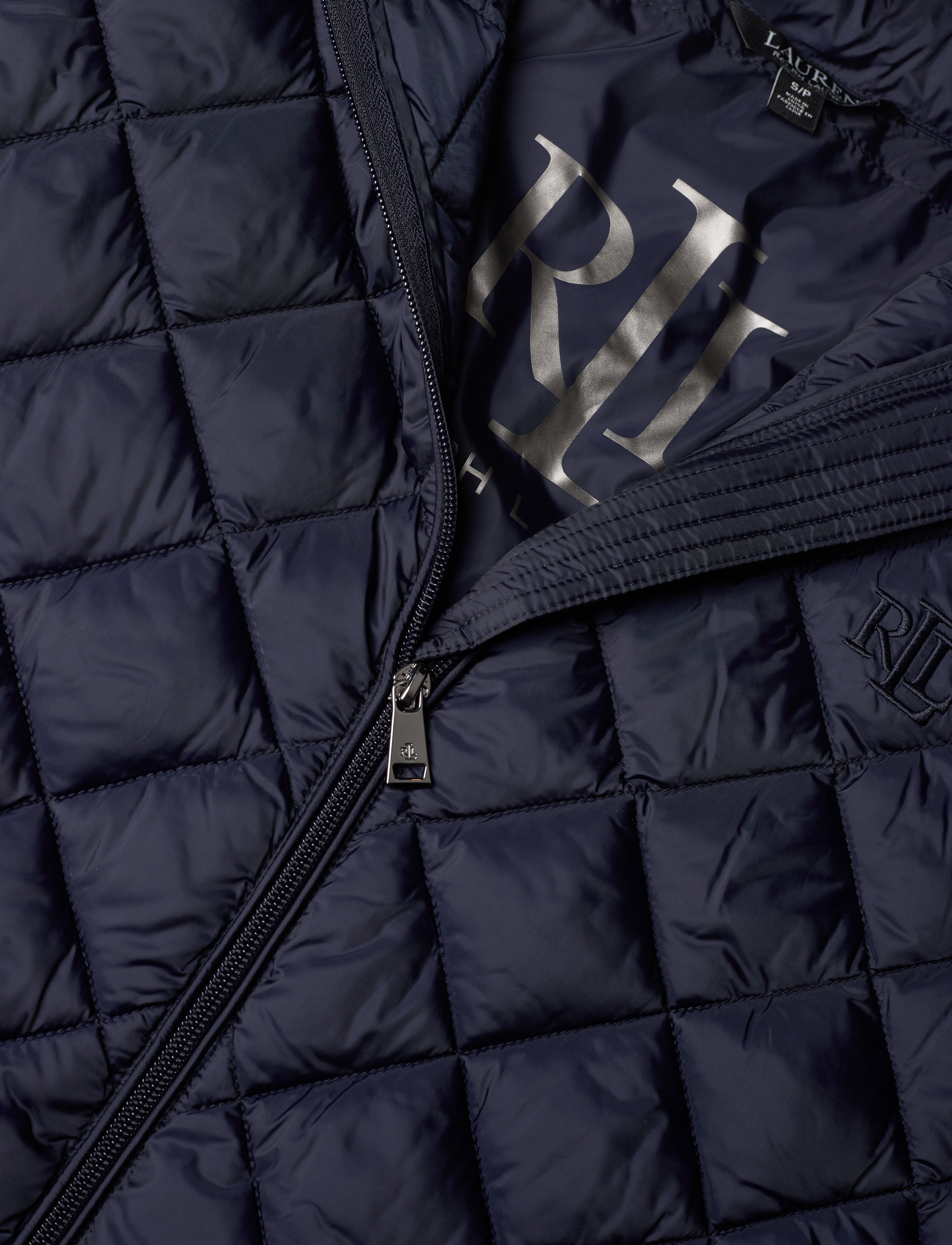 Lauren Ralph Lauren - Diamond-Quilted Puffer Coat - dk navy - 3