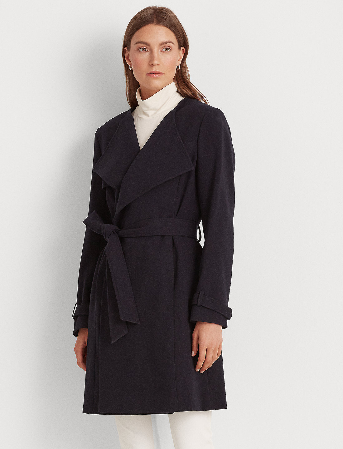 Ralph lauren crepe best sale coat