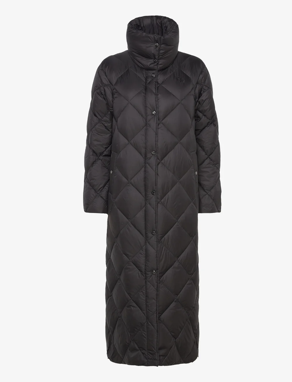 Diamond Quilted Maxi Down Coat