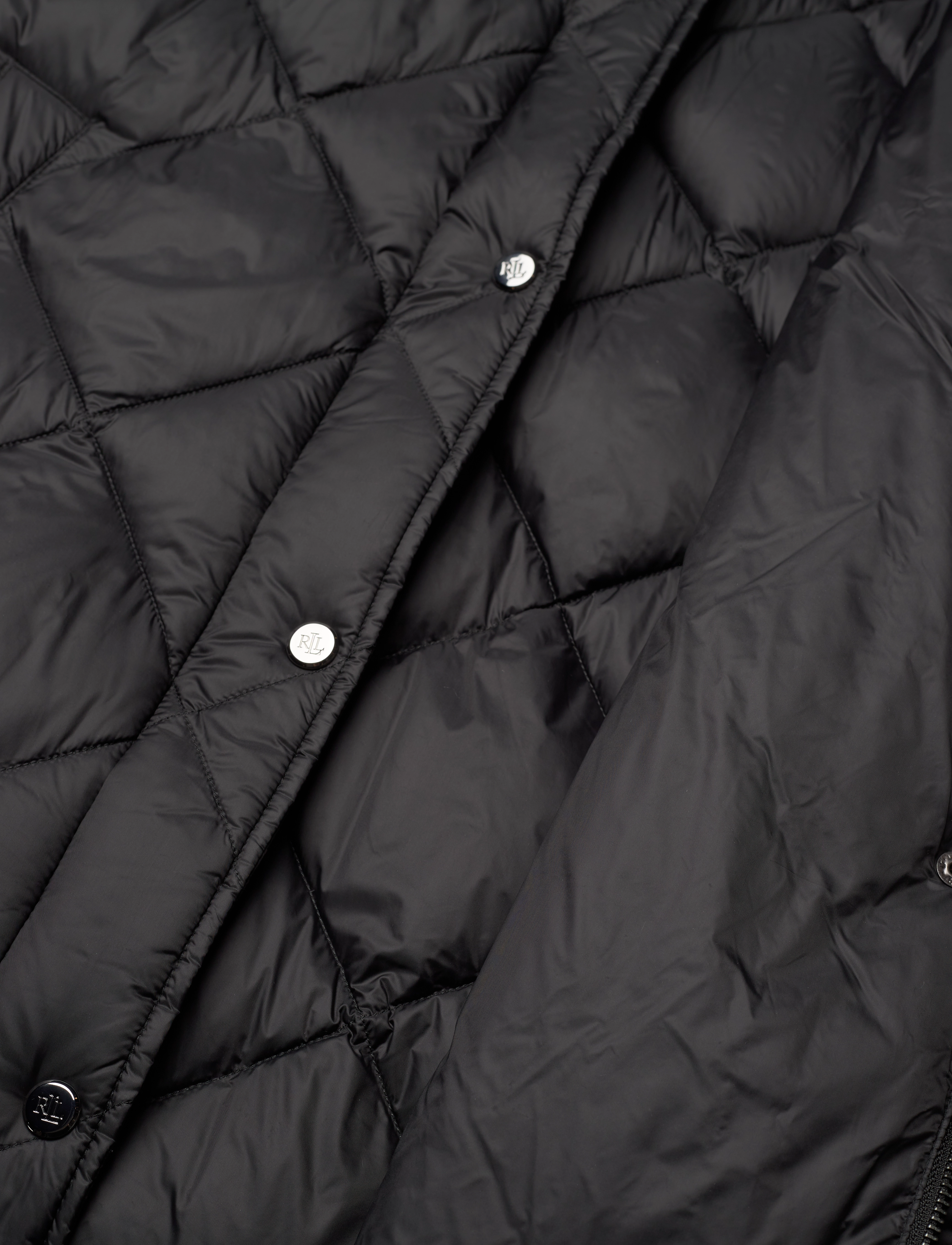 Lauren Ralph Lauren - Diamond-Quilted Maxi Down Coat - black - 5