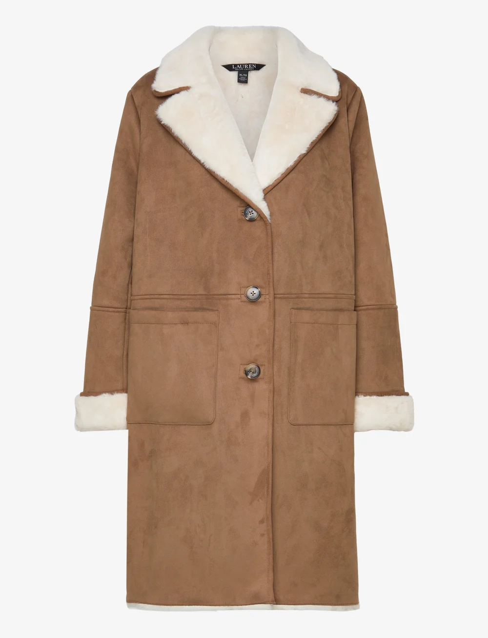 Ralph lauren faux shearling 2025 moto jacket