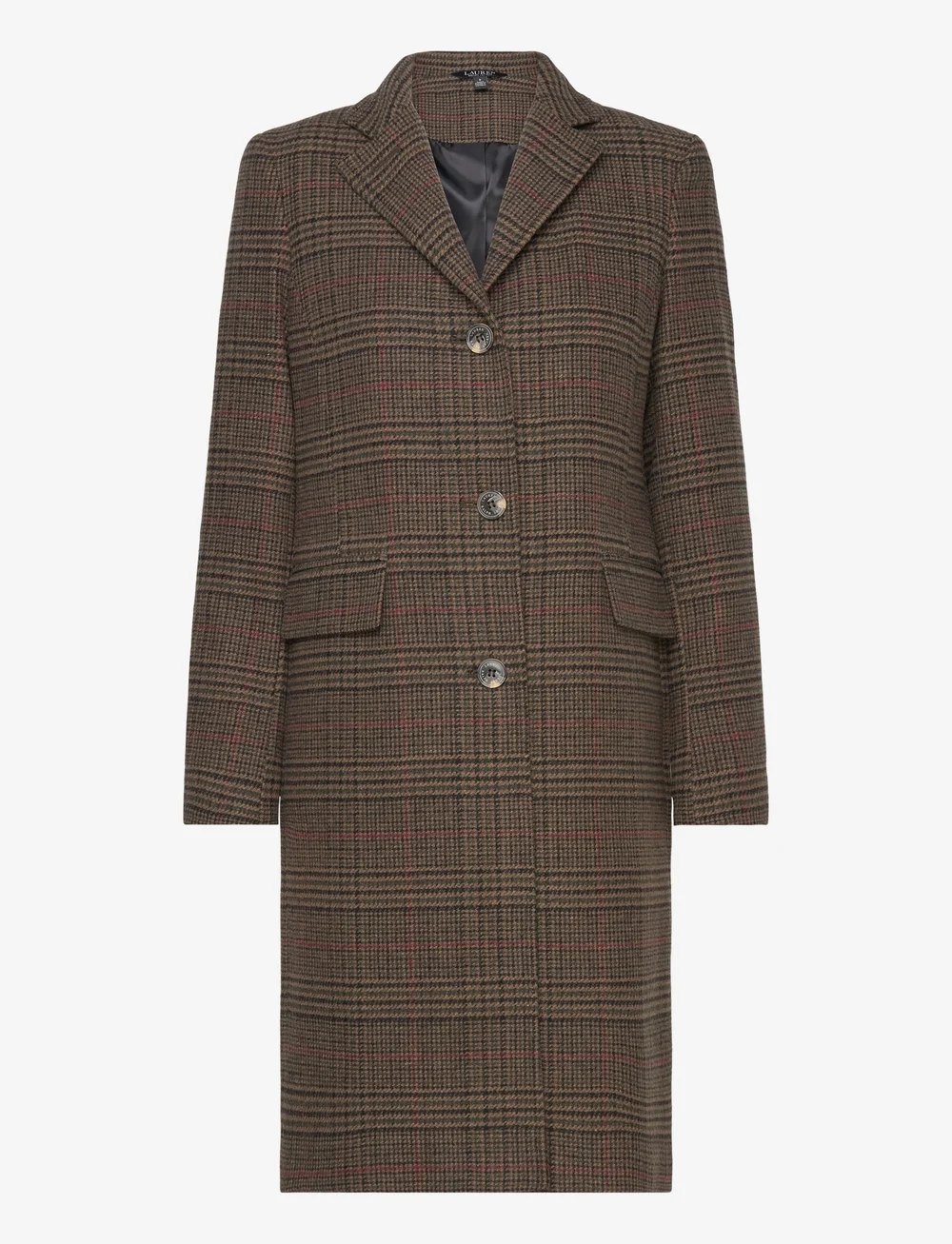 Wool blend reefer top coat lauren ralph lauren