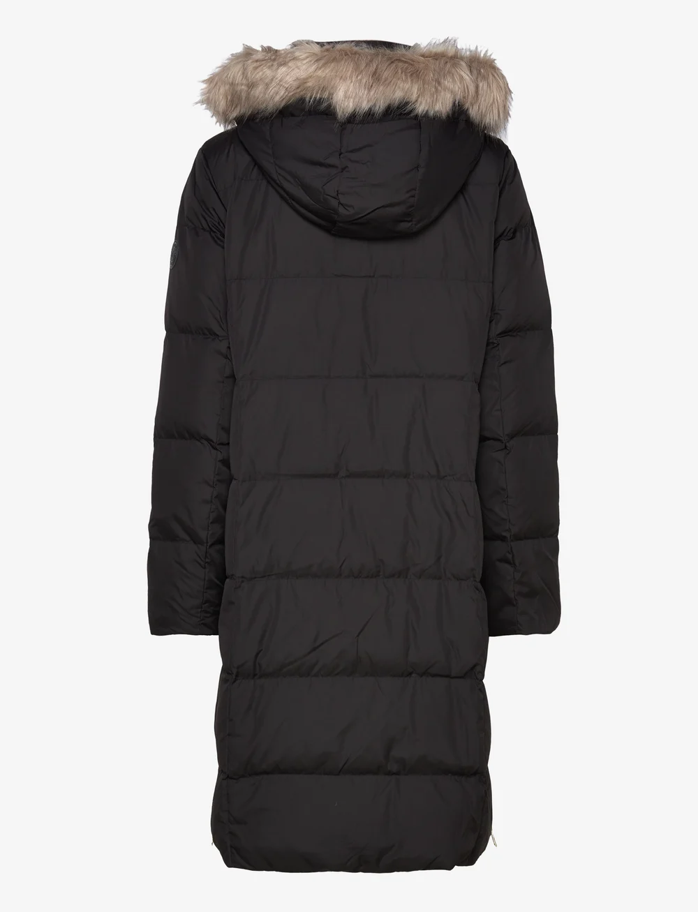 Lauren ralph lauren faux fur trim hooded puffer jacket sale
