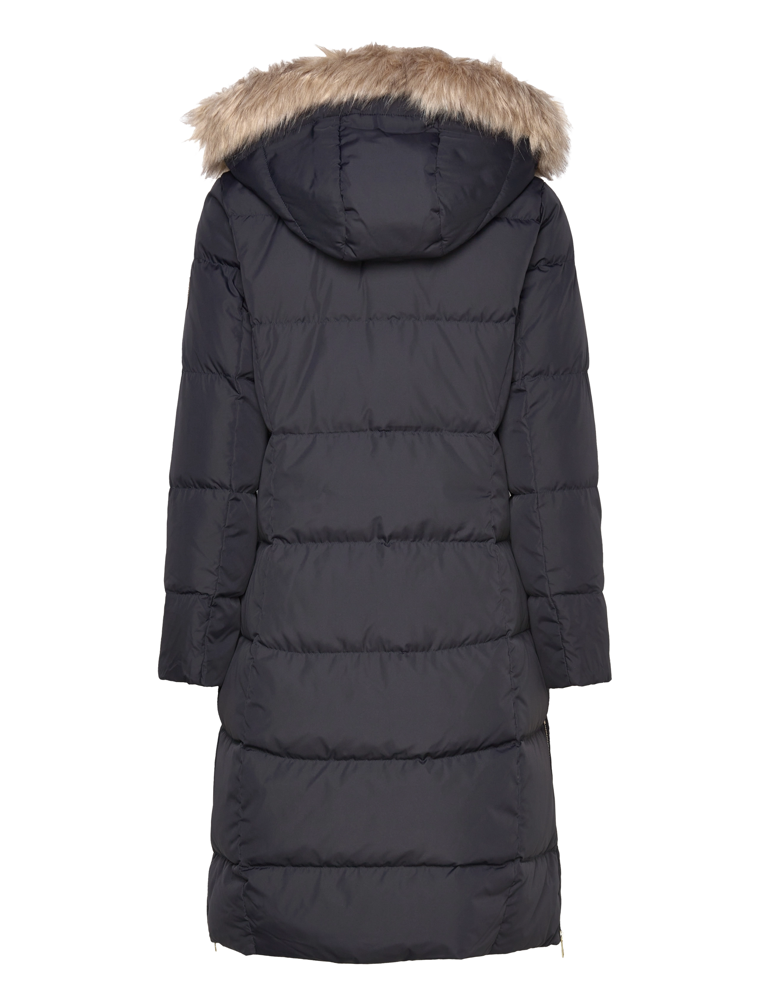 Lauren Ralph Lauren - Faux Fur–Trim Hooded Down Coat - dk navy - 1