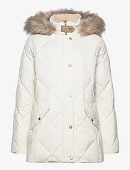 Lauren Ralph Lauren - Faux-Fur-Trim Hooded Down Coat - Žieminės striukės - cream - 0