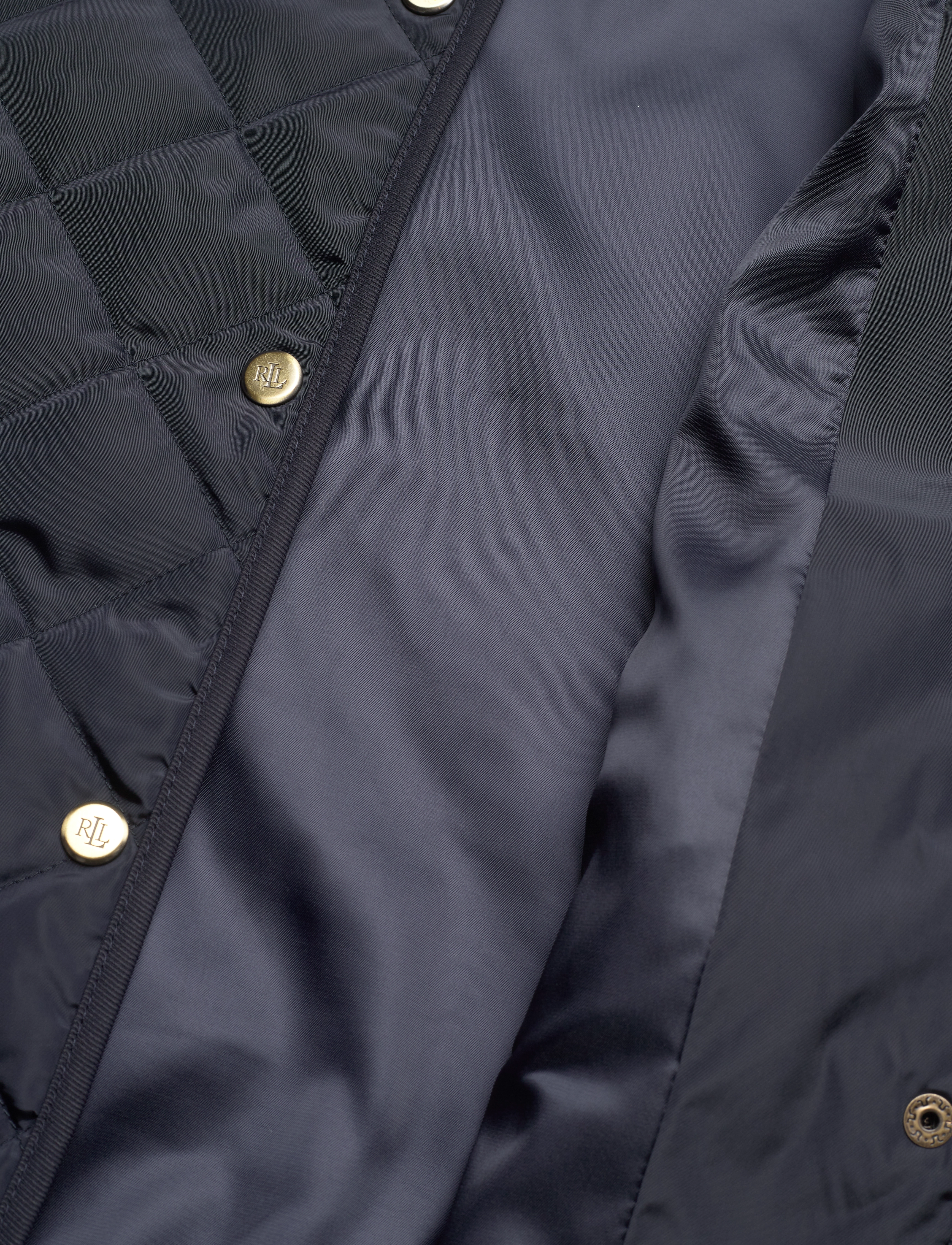 Lauren Ralph Lauren - Crest-Patch Quilted Mockneck Jacket - dk navy - 4