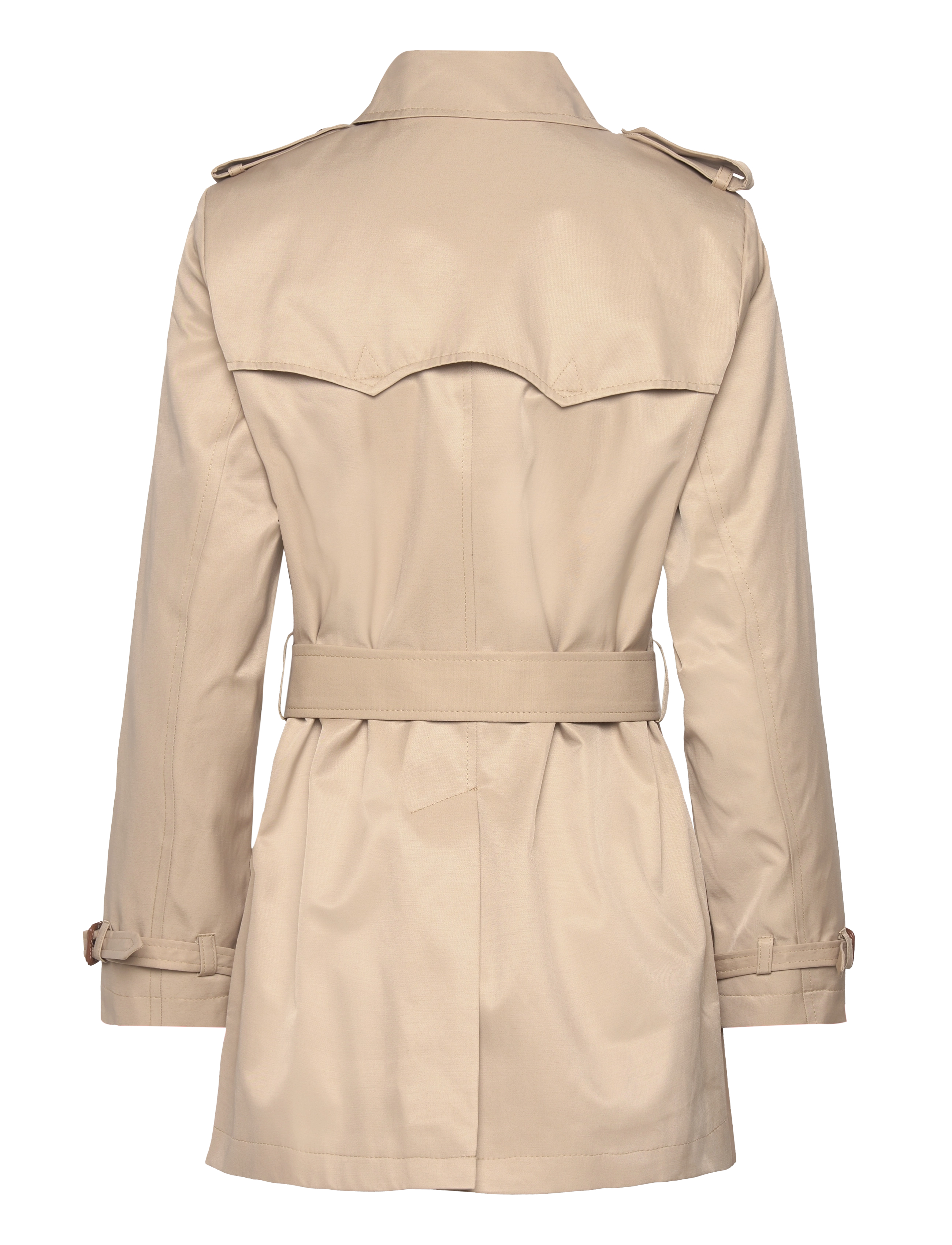 Lauren Ralph Lauren - Belted Cotton-Blend Trench Coat - birch tan - 1