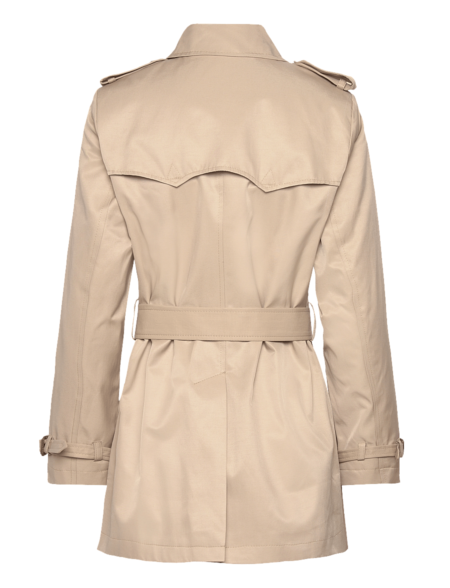 Lauren Ralph Lauren - Belted Cotton-Blend Trench Coat - birch tan - 1