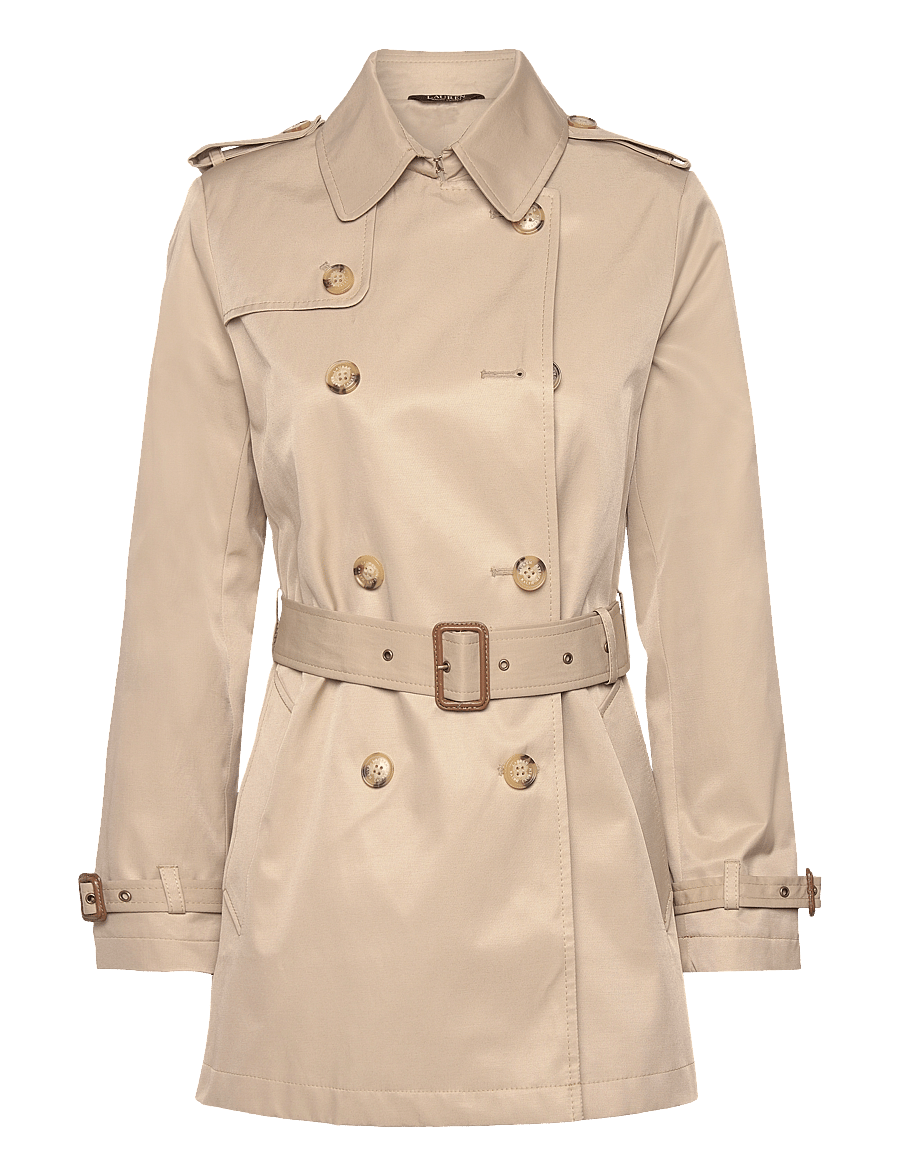 Lauren Ralph Lauren - Belted Cotton-Blend Trench Coat - birch tan - 2