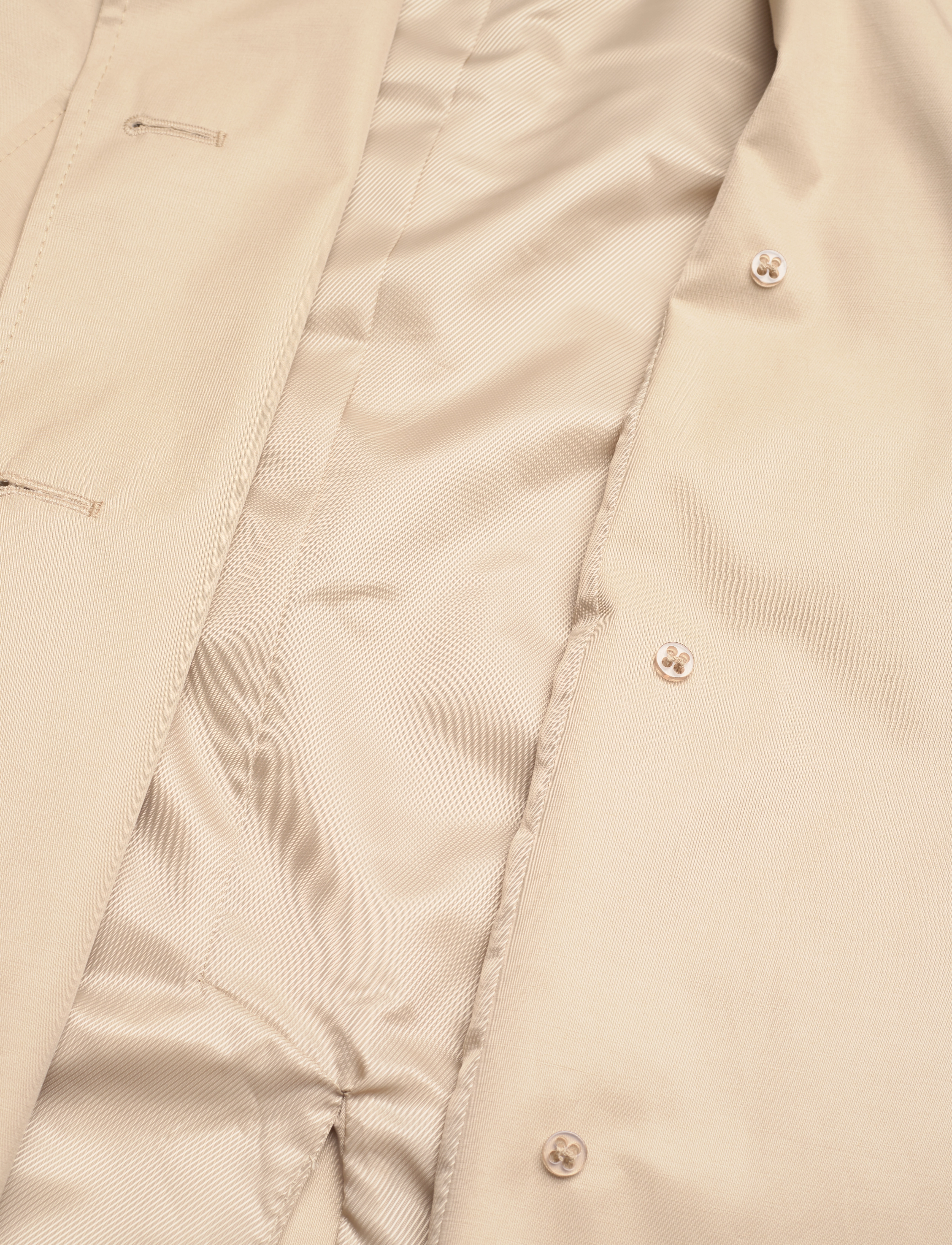 Lauren Ralph Lauren - Belted Cotton-Blend Trench Coat - birch tan - 5