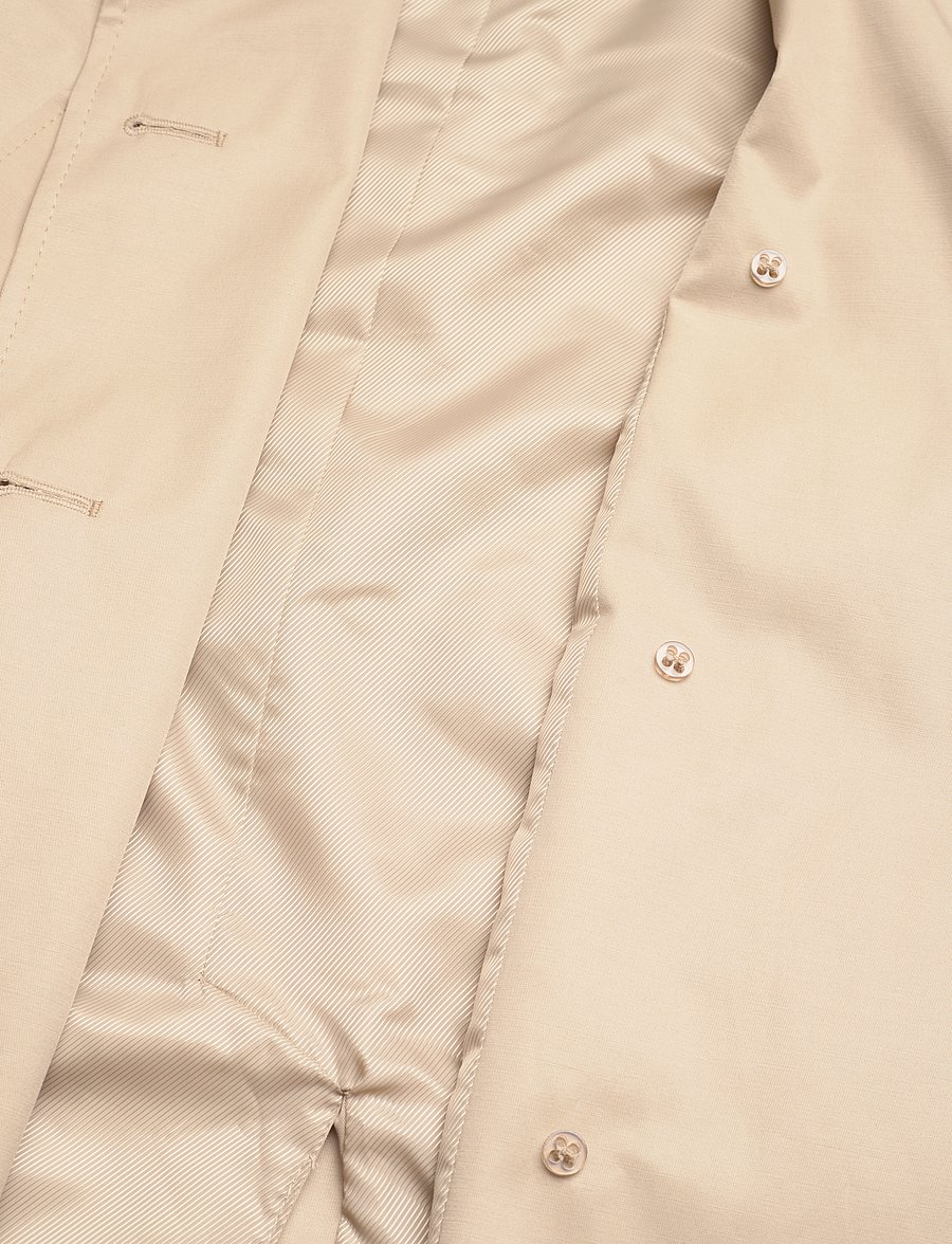 Lauren Ralph Lauren - Belted Cotton-Blend Trench Coat - birch tan - 5