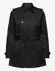 Lauren Ralph Lauren - Belted Cotton-Blend Trench Coat - spring coats - black - 0